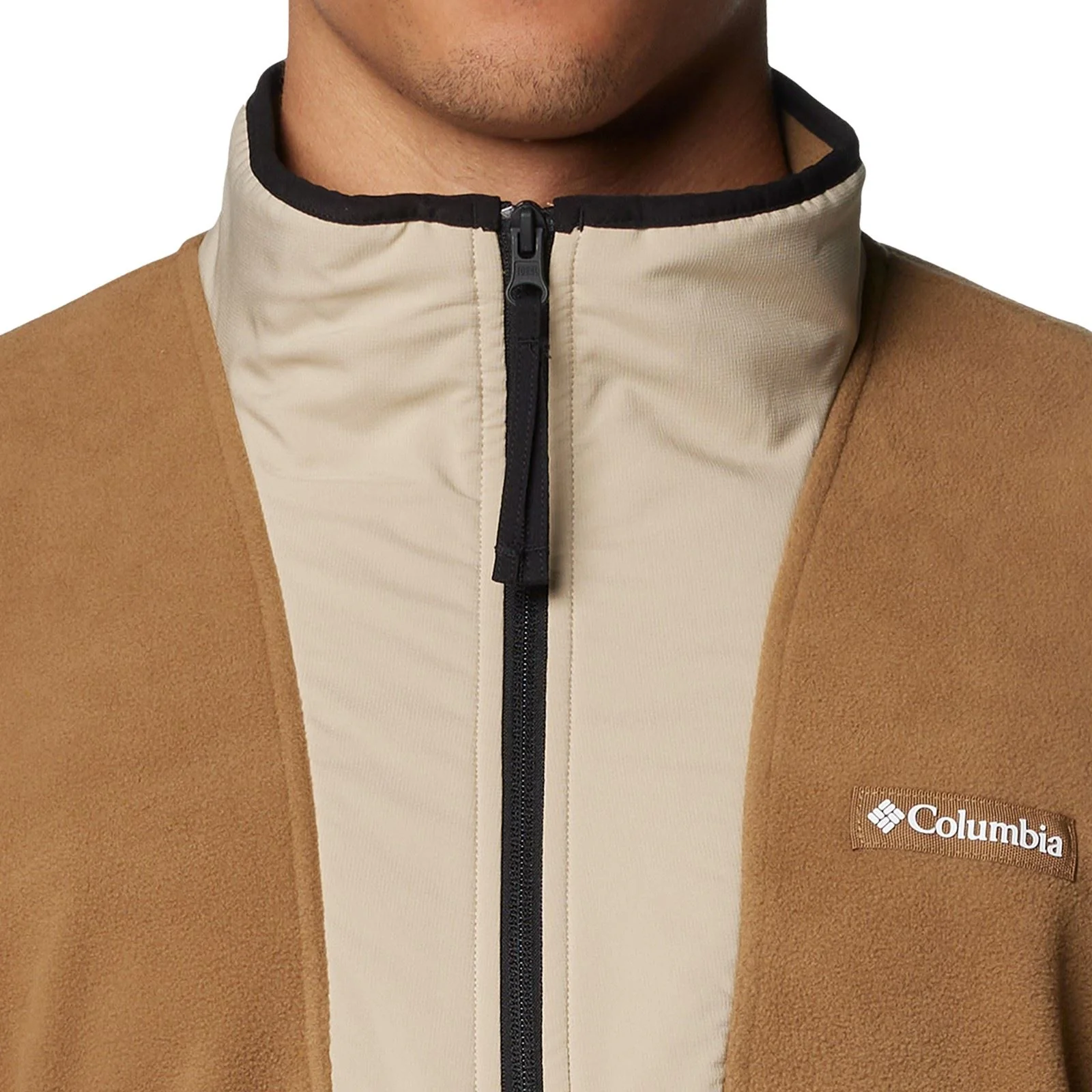 Columbia Sequoia Grove Half Zip Fleece Polyester Men's Brown Zip Neck Pullovers - Image 8