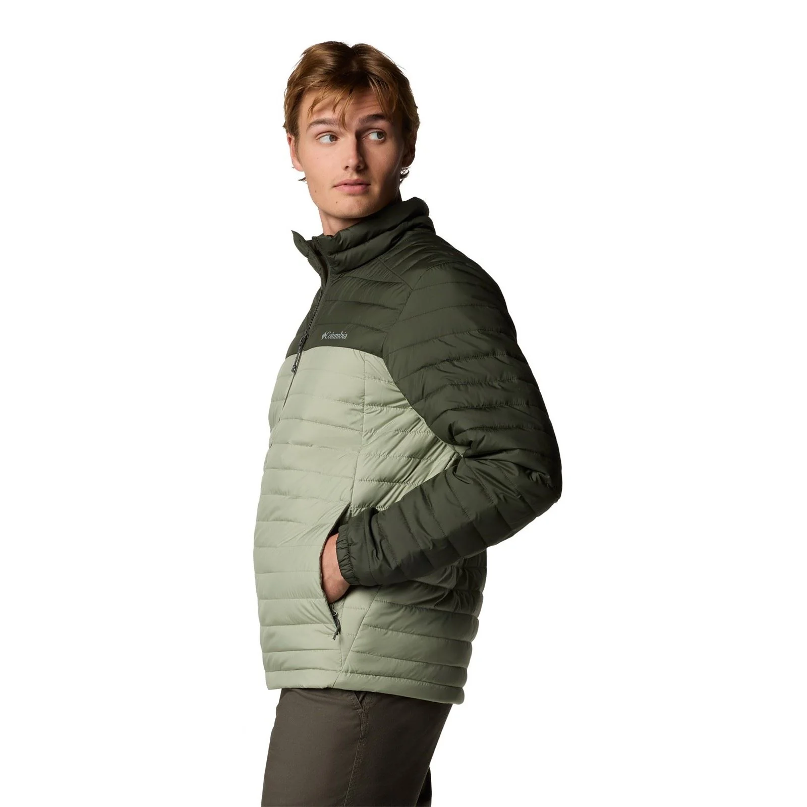 Columbia Silver Falls II Jacket Men's Green Puffer Jacket - Image 5