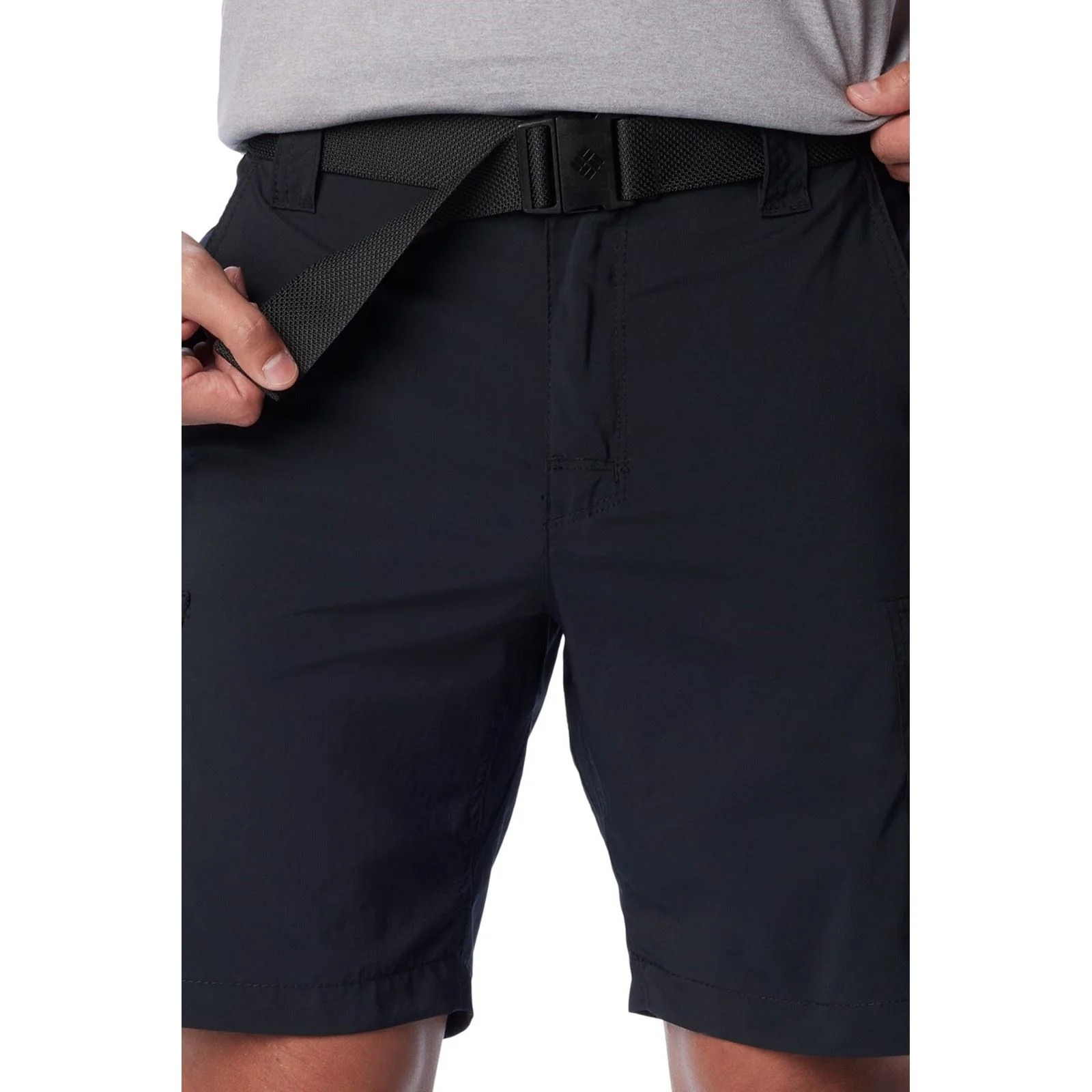 Columbia Silver Ridge Utility Cargo Short Polyester Men's Black Knee-Length Shorts - Image 4