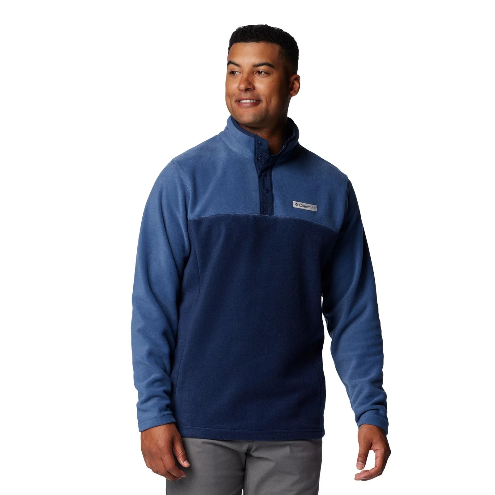 Columbia Steens Mountain Half Snap II Men's Blue Fleece Jacket - Image 6