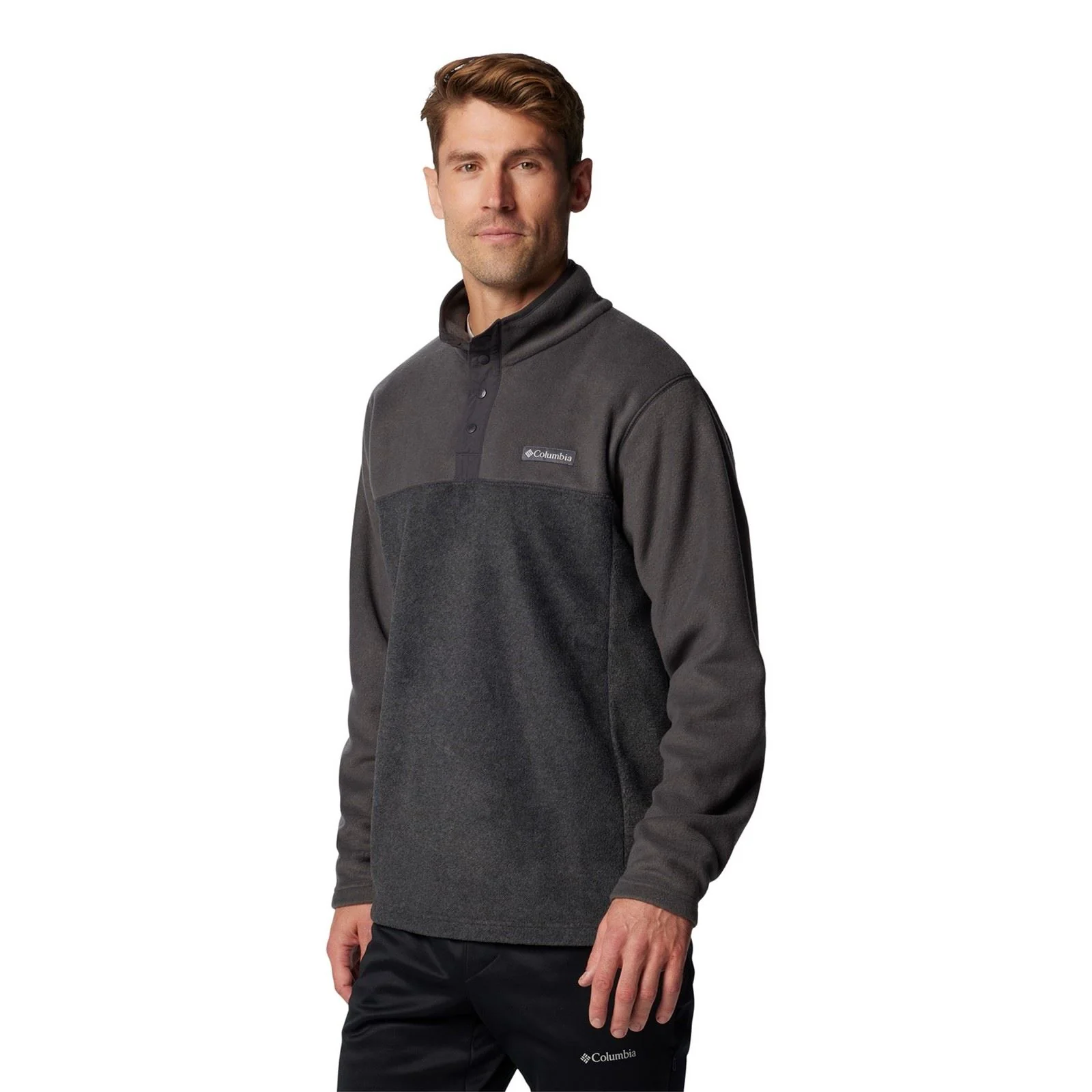 Columbia Steens Mountain Half Snap II Men's Grey Fleece Jacket - Image 3