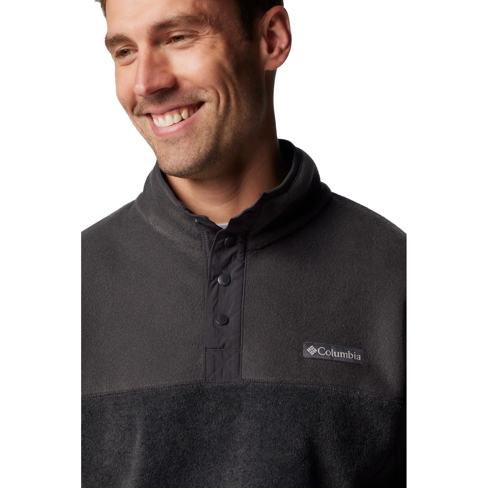 Columbia Steens Mountain Half Snap II Men's Grey Fleece Jacket - Image 5