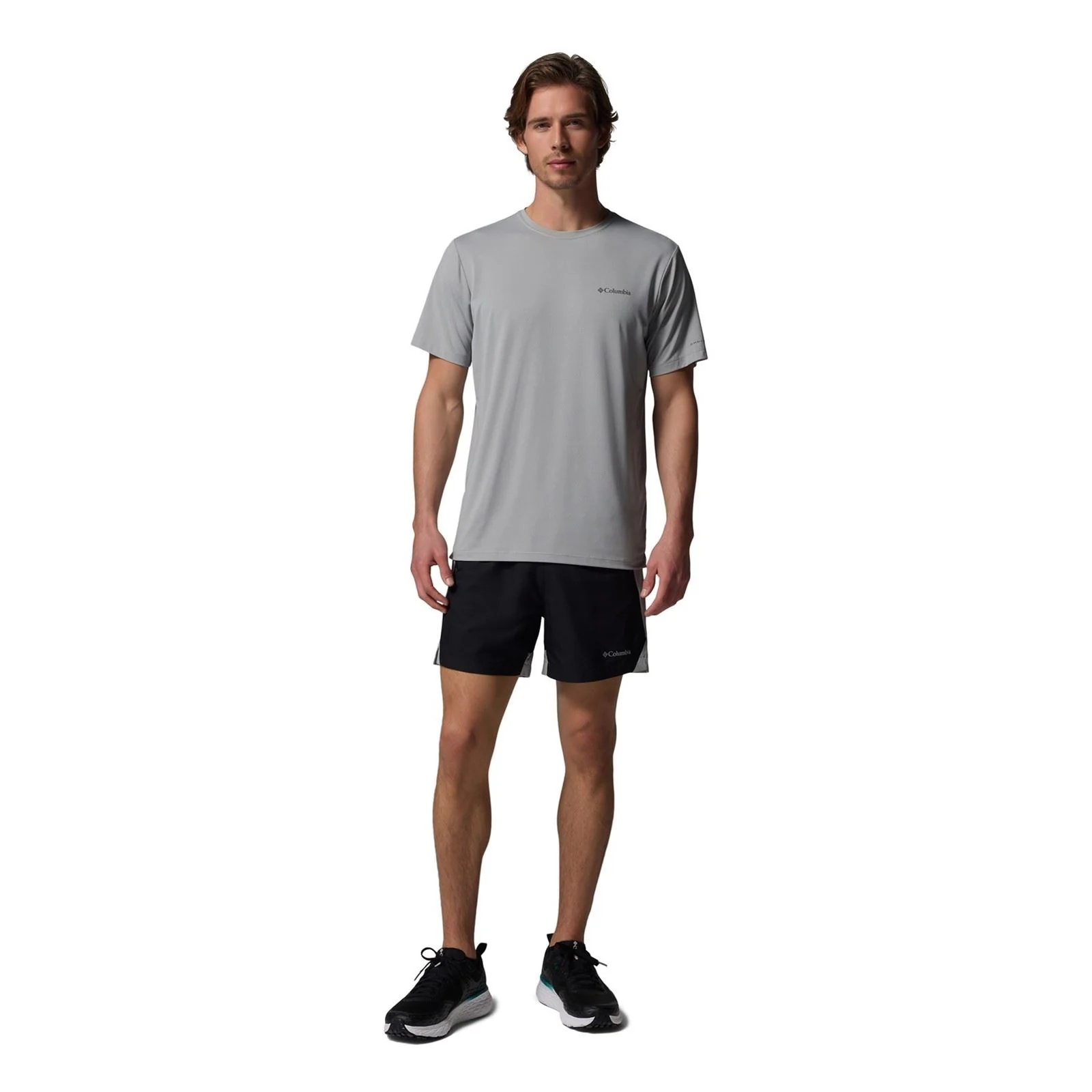 Columbia Three Pitch Polyester Men's Black Activewear Shorts - Image 4