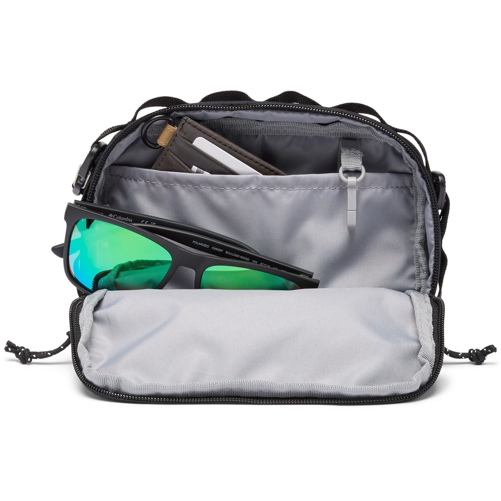 Columbia Trail Traveler Polyester Black Crossbody Bag - One Size - Image 4