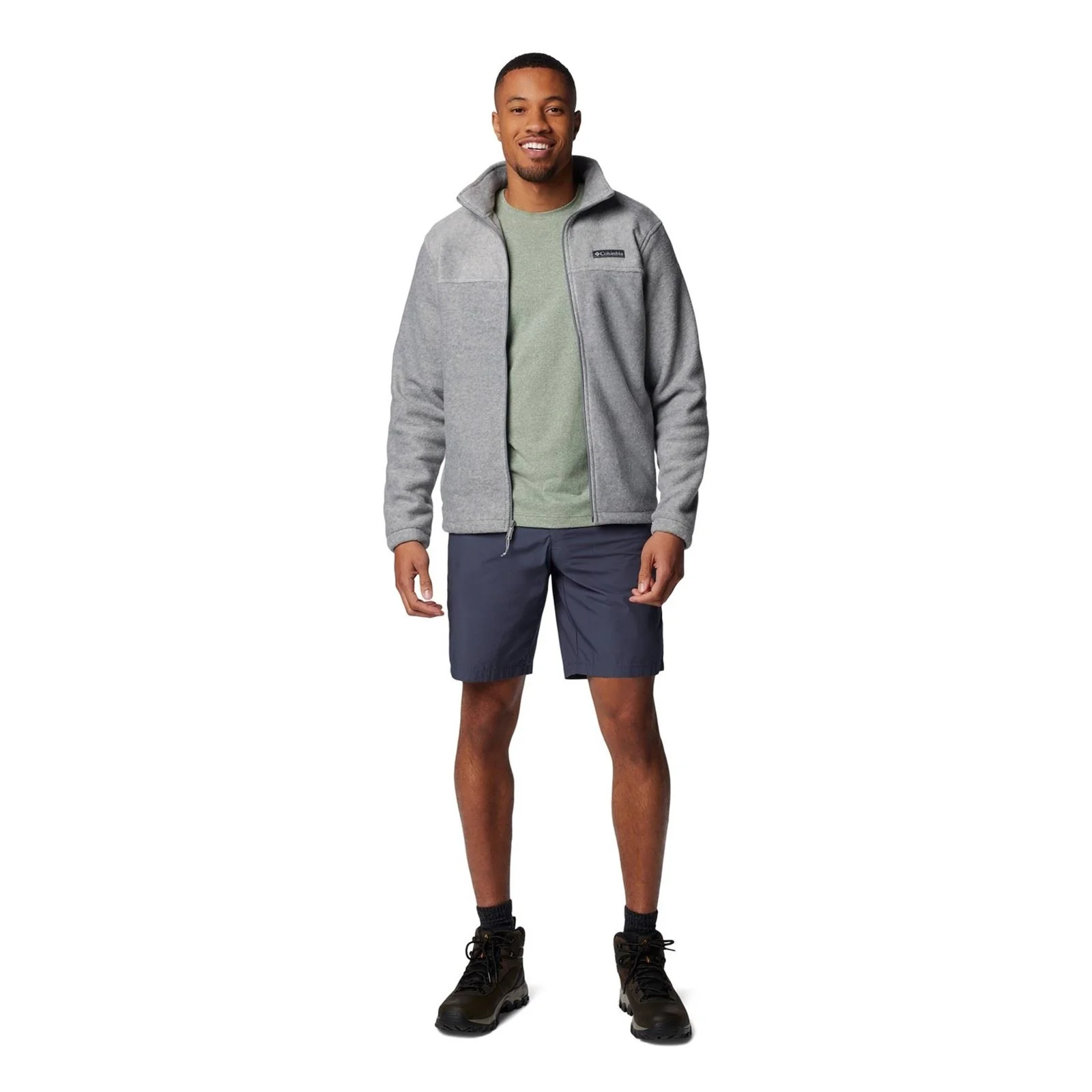 Columbia Washed Out Cotton Men's Blue Knee-Length Shorts - Image 4