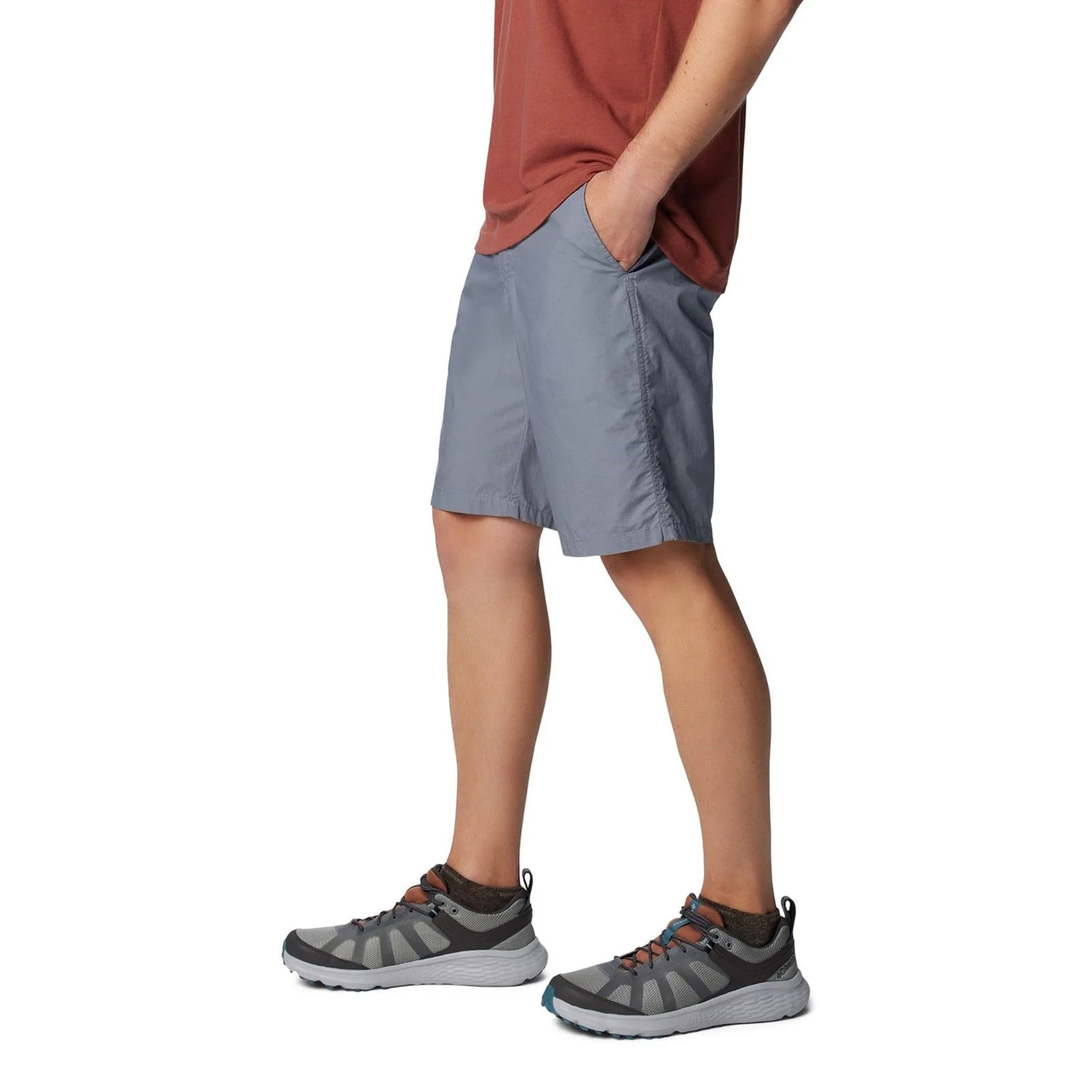 Columbia Washed Out Cotton Men's Grey Knee-Length Shorts - Image 3