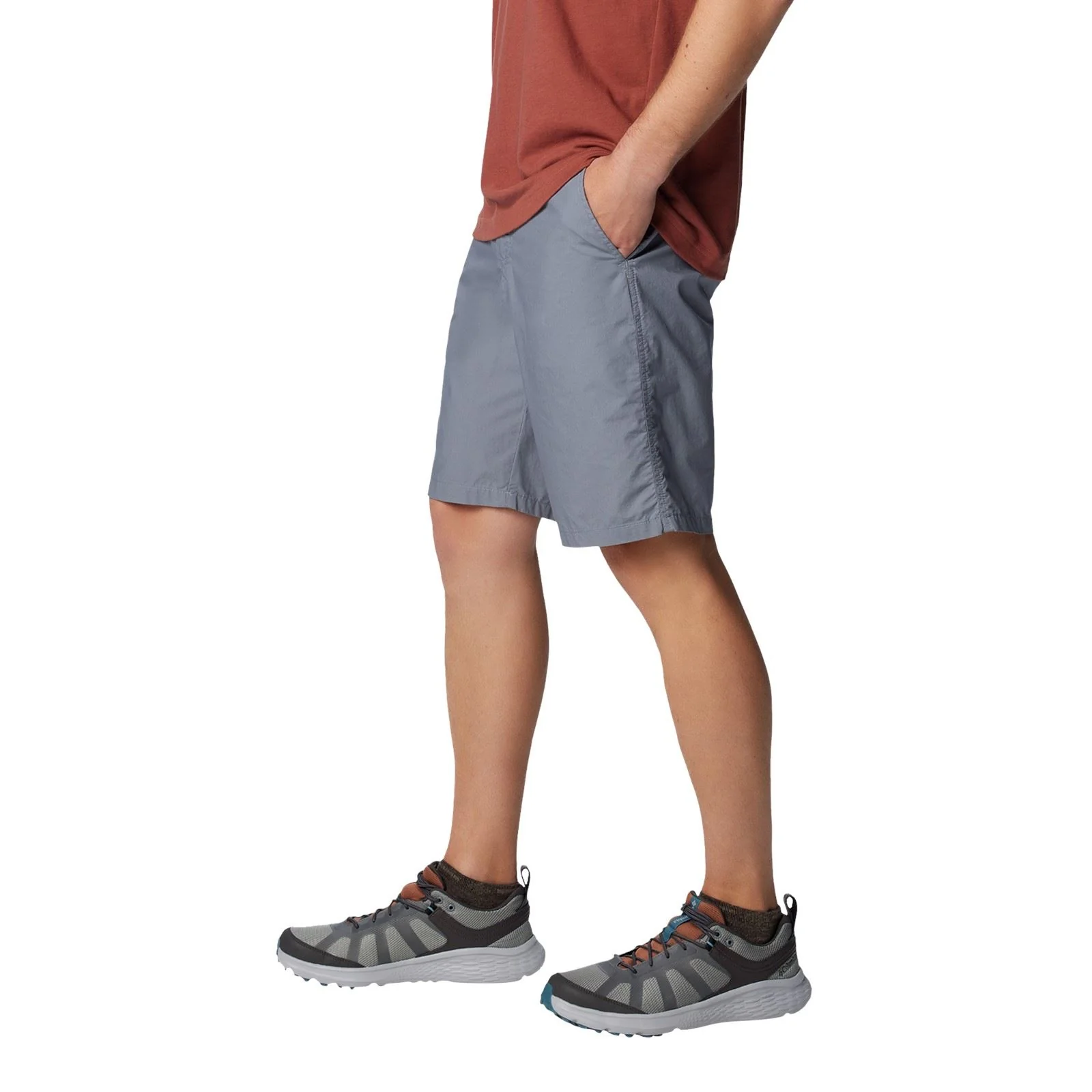 Columbia Washed Out Cotton Men's Grey Knee-Length Shorts - Image 9