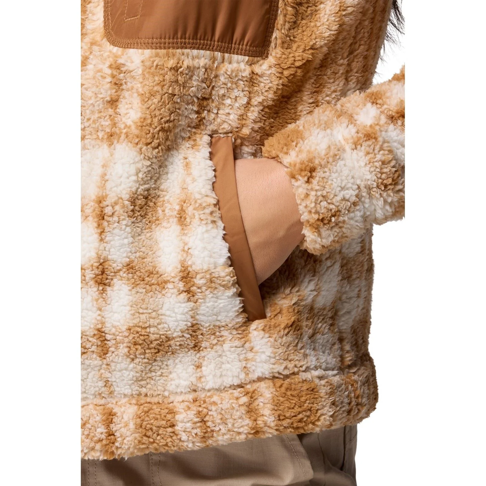 Columbia West Bend 1/4 Zip II Polyester Women's Brown Pullover - Image 7