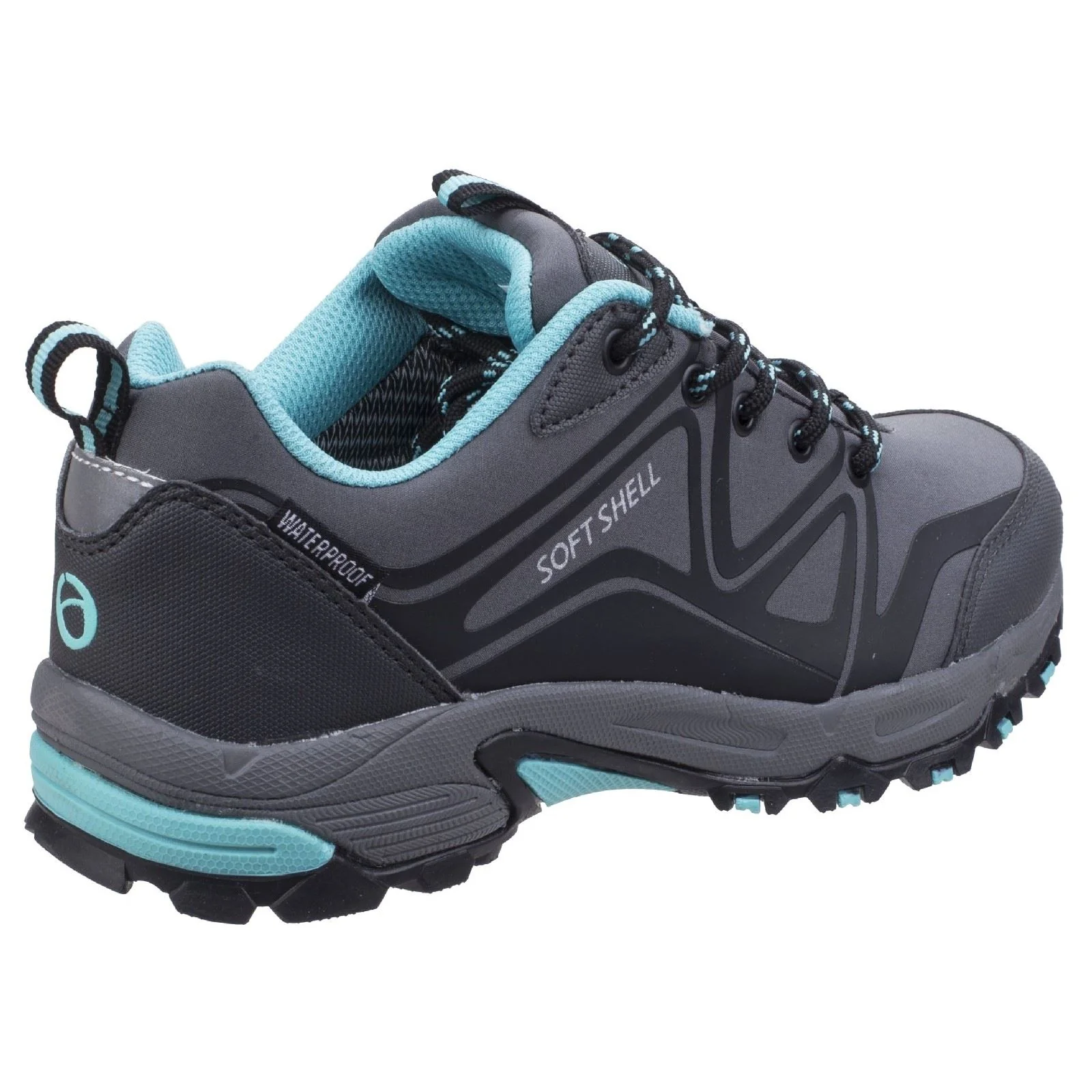Cotswold Women's Abbeydale Low Hiker in Grey/Black/Aqua - Image 2