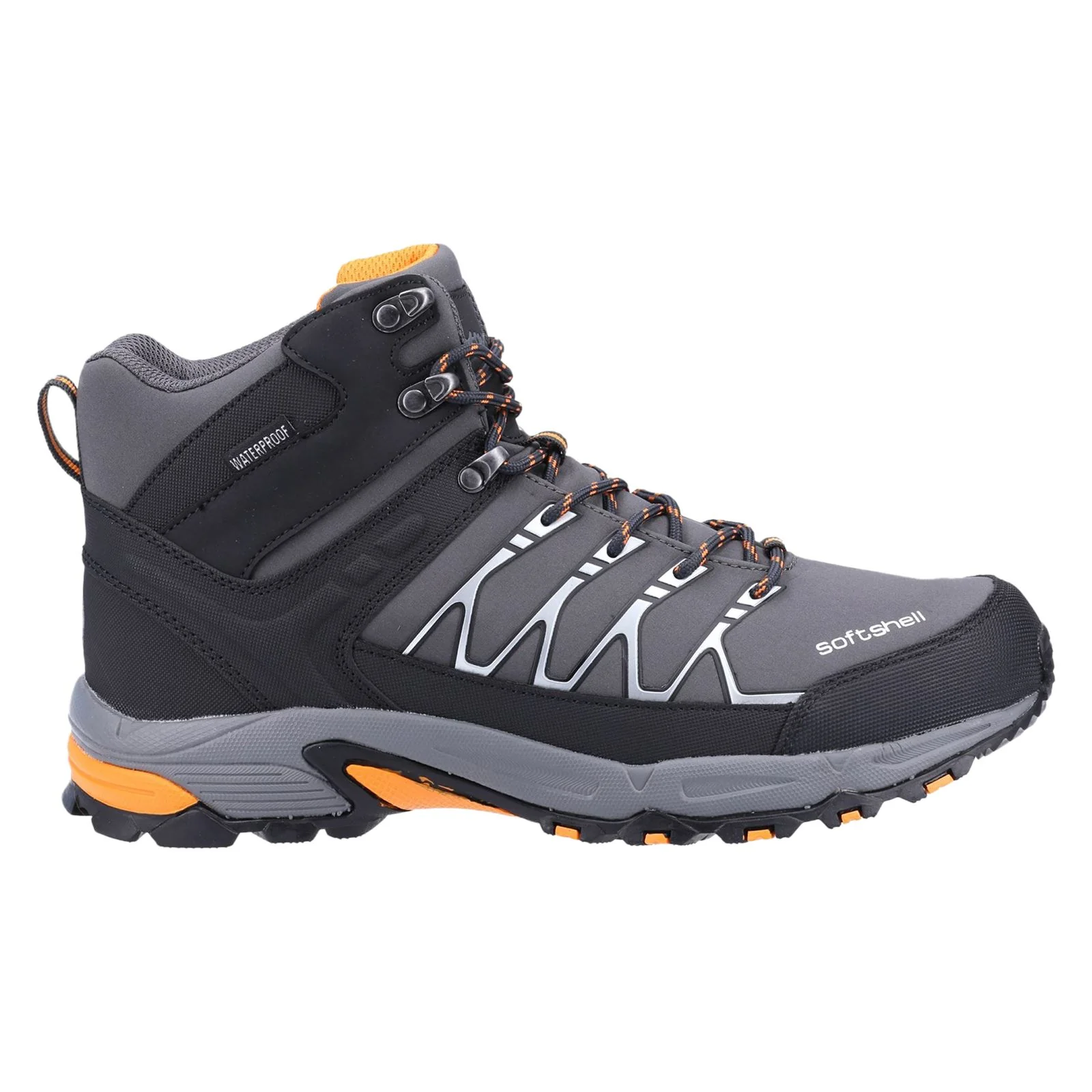Cotswold Men's Abbeydale Mid Hiker in Grey/Orange - Image 8