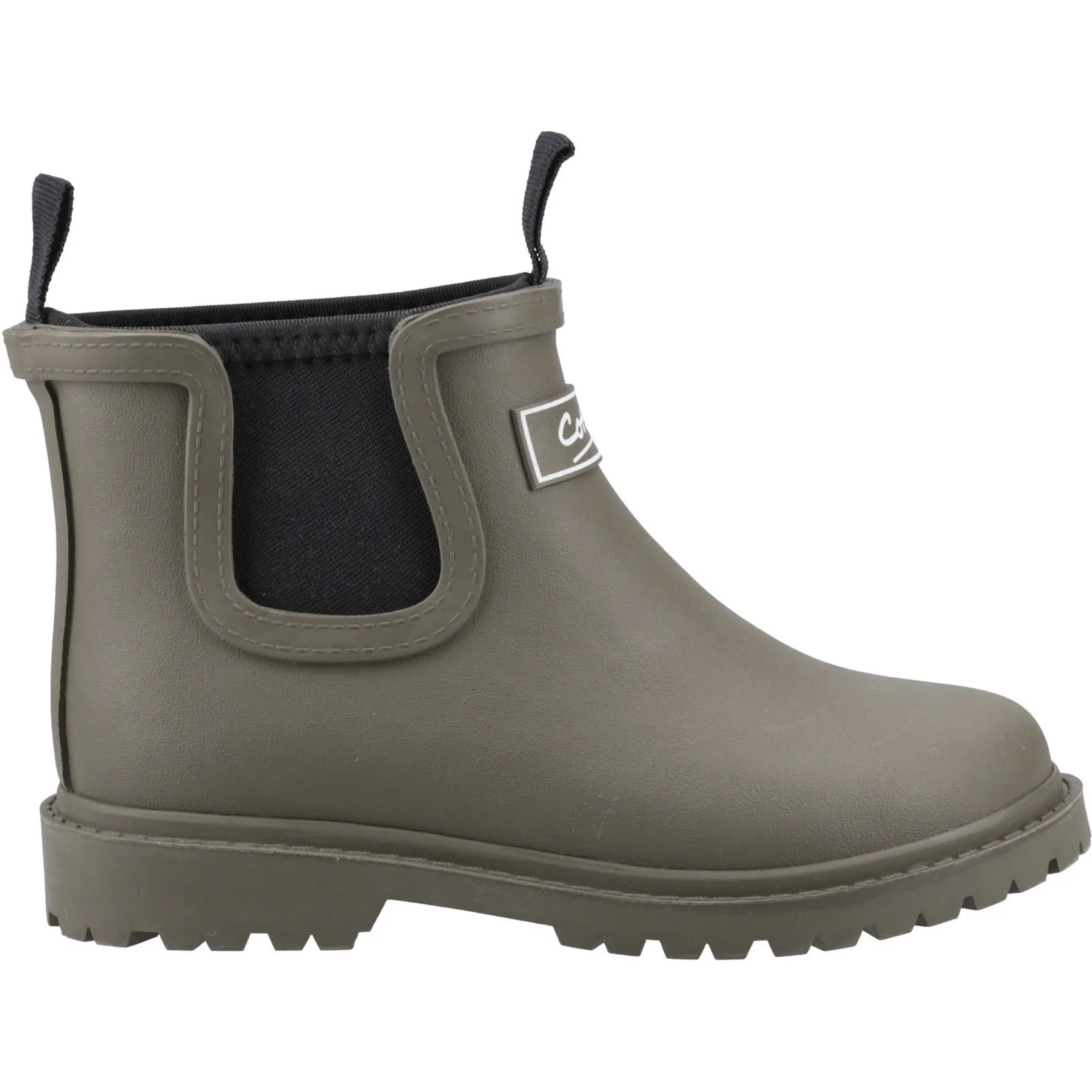 Cotswold Barton Synthetic Khaki Wellington Boots - Image 5