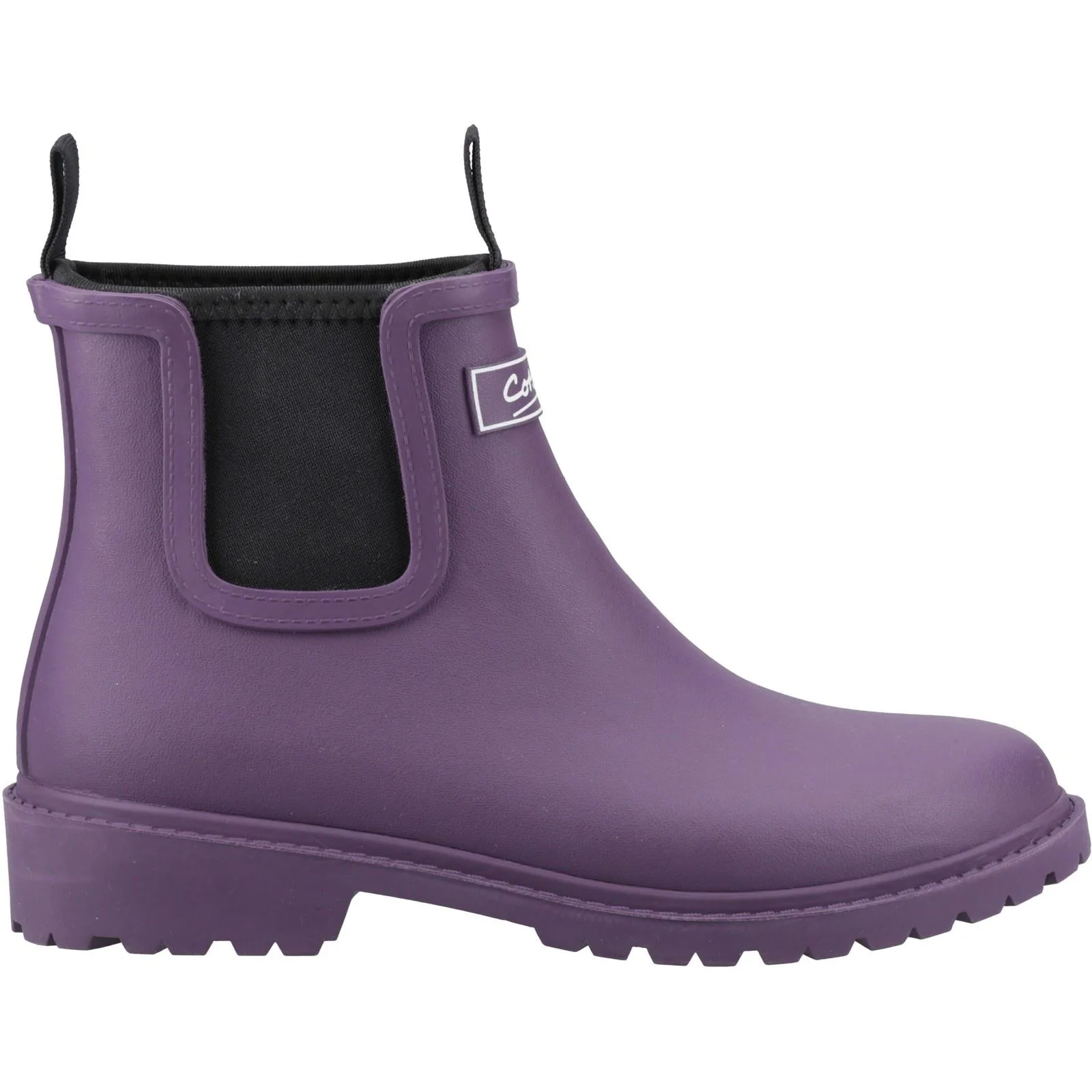 Cotswold Barton Synthetic Women's Purple Wellington Boots - Image 5