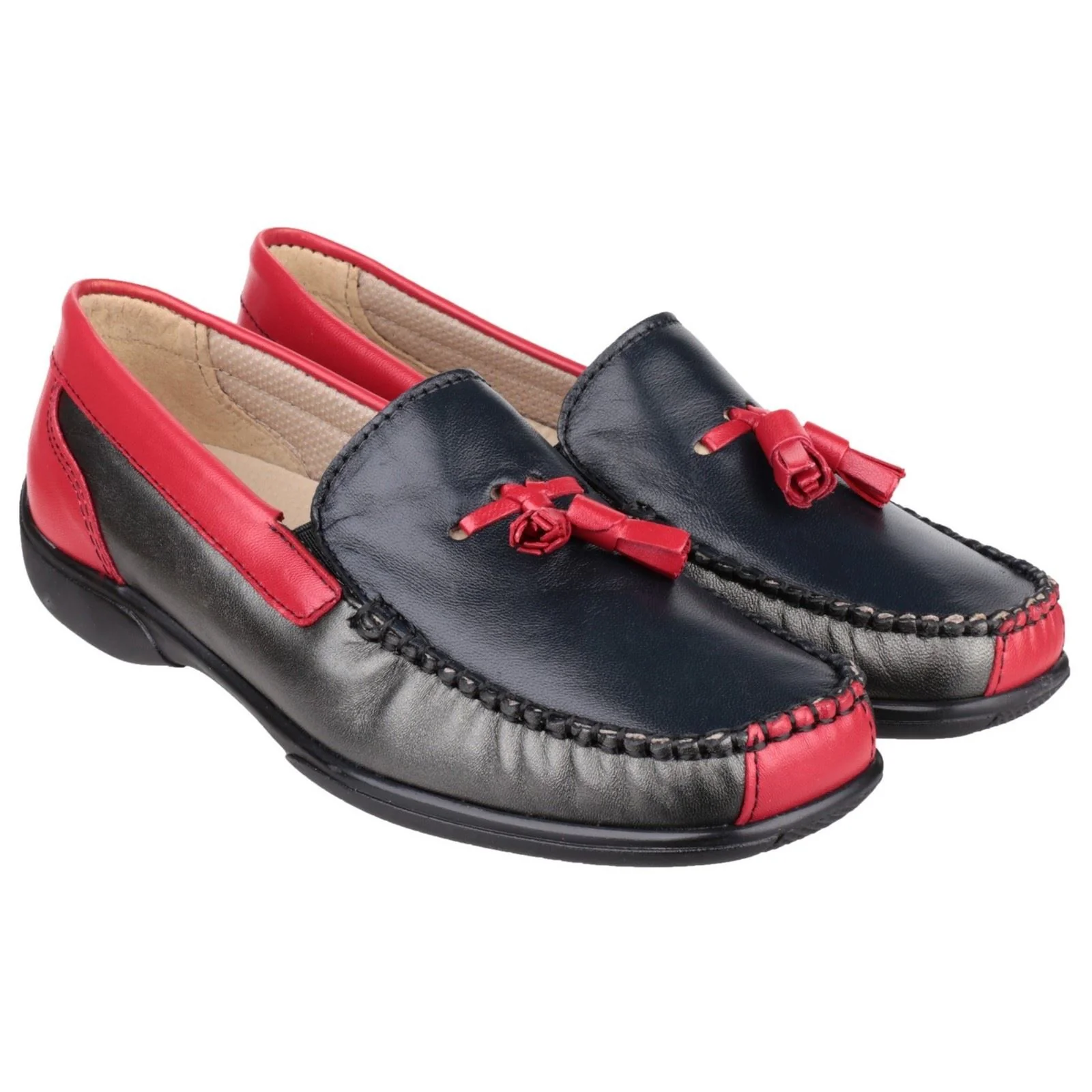 Cotswold Women's Biddlestone Loafer Shoe in Multi - Image 5