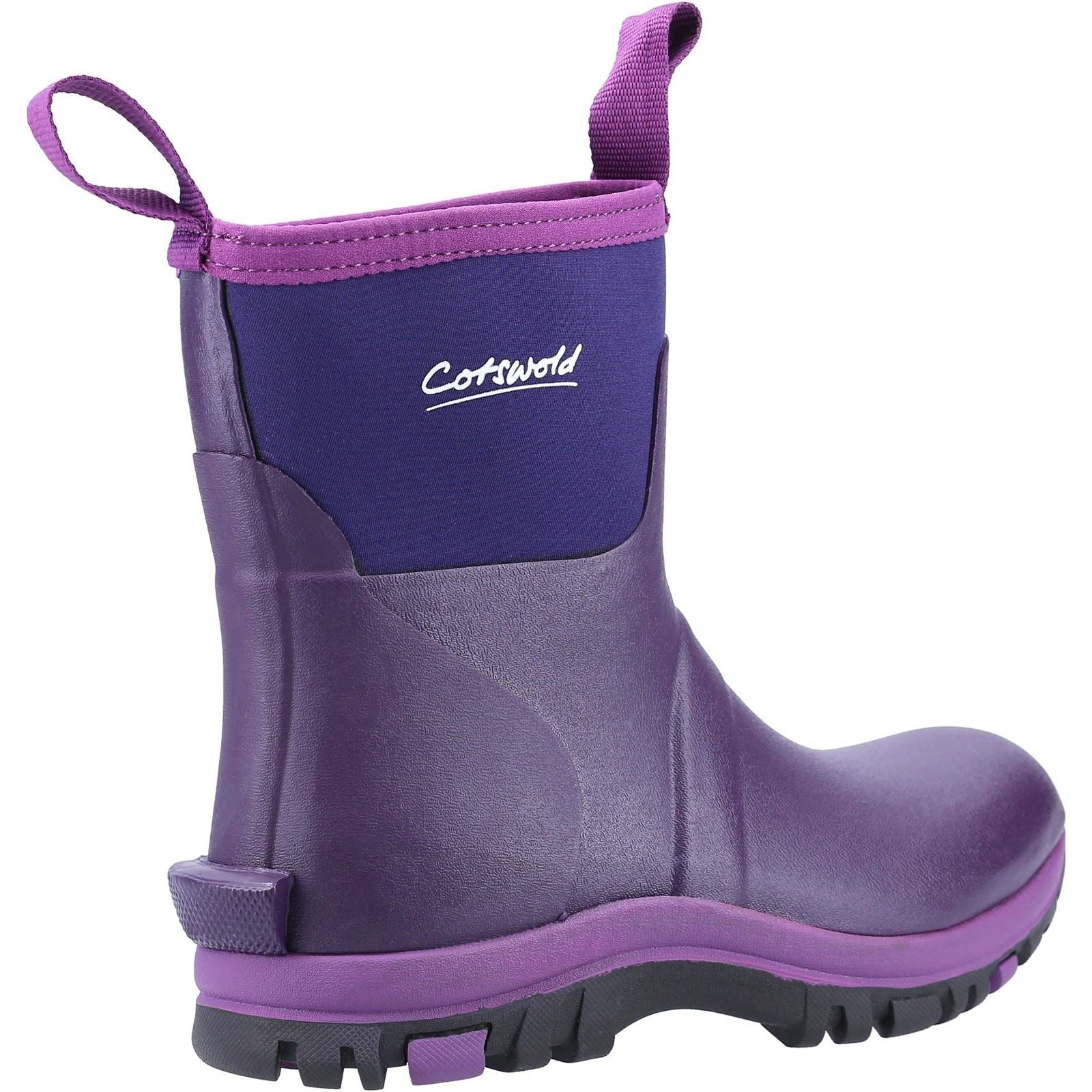 Cotswold Blaze Synthetic Women's Purple Wellington Boots - Image 2