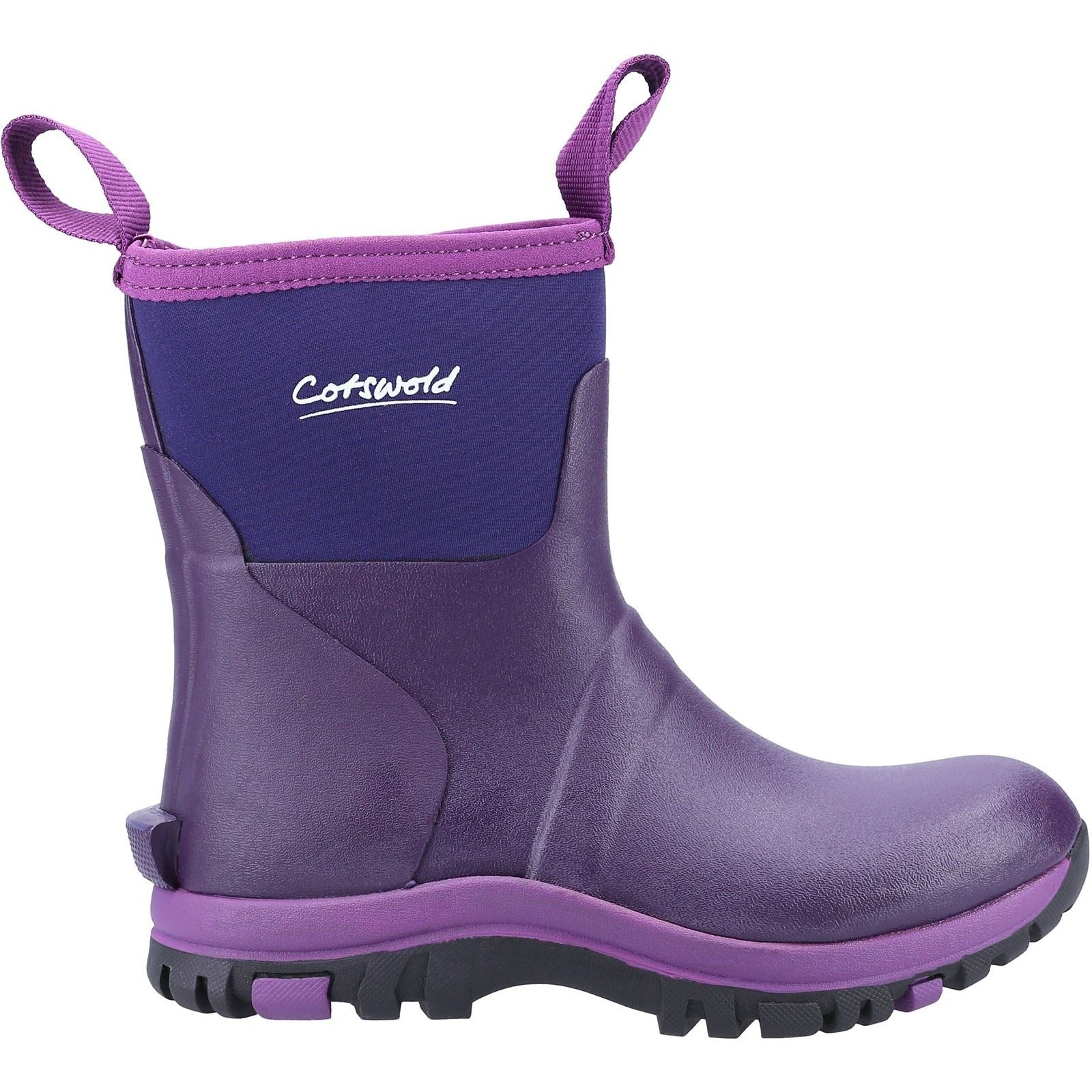 Cotswold Blaze Synthetic Women's Purple Wellington Boots - Image 4