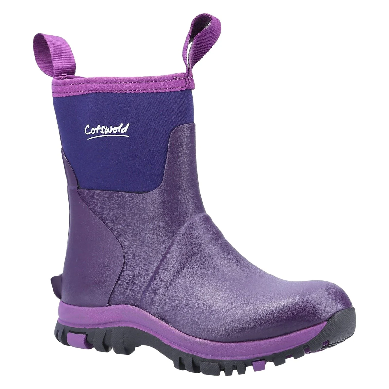 Cotswold Blaze Synthetic Women's Purple Wellington Boots - Image 5