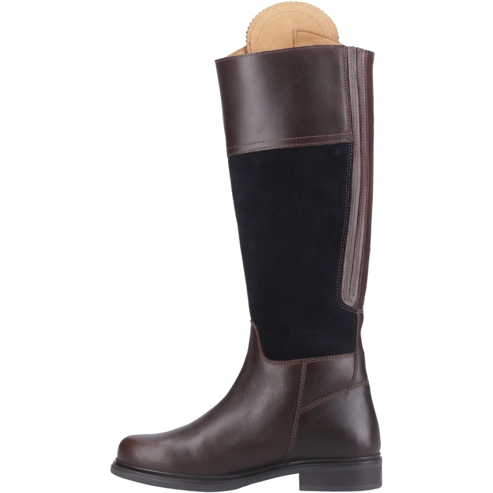 Cotswold Buscot Leather Women's Brown/Navy Boots - Image 4