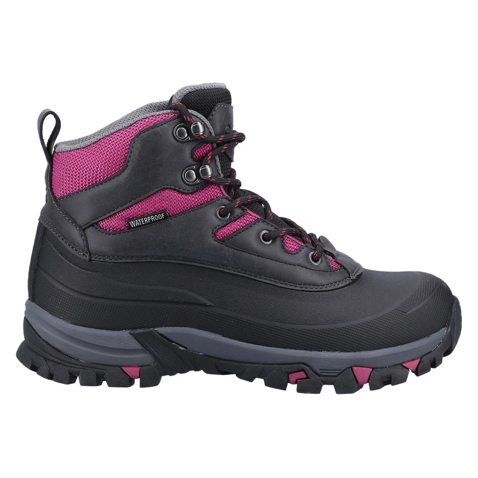 Cotswold Calmsden Rubber Women's Grey/Berry Hiking Boots - Image 8