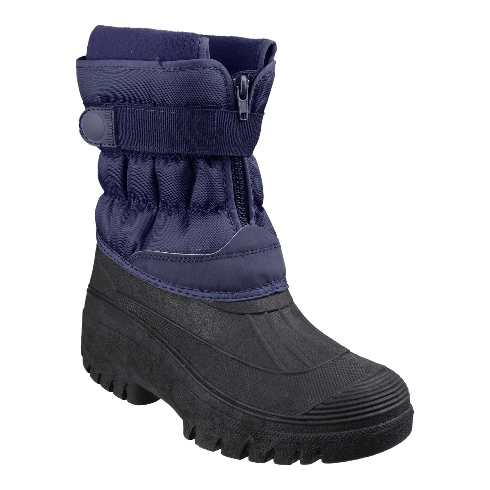 Cotswold Men's Chase Touch Fastening and Zip up Winter Boot in Navy - Image 7
