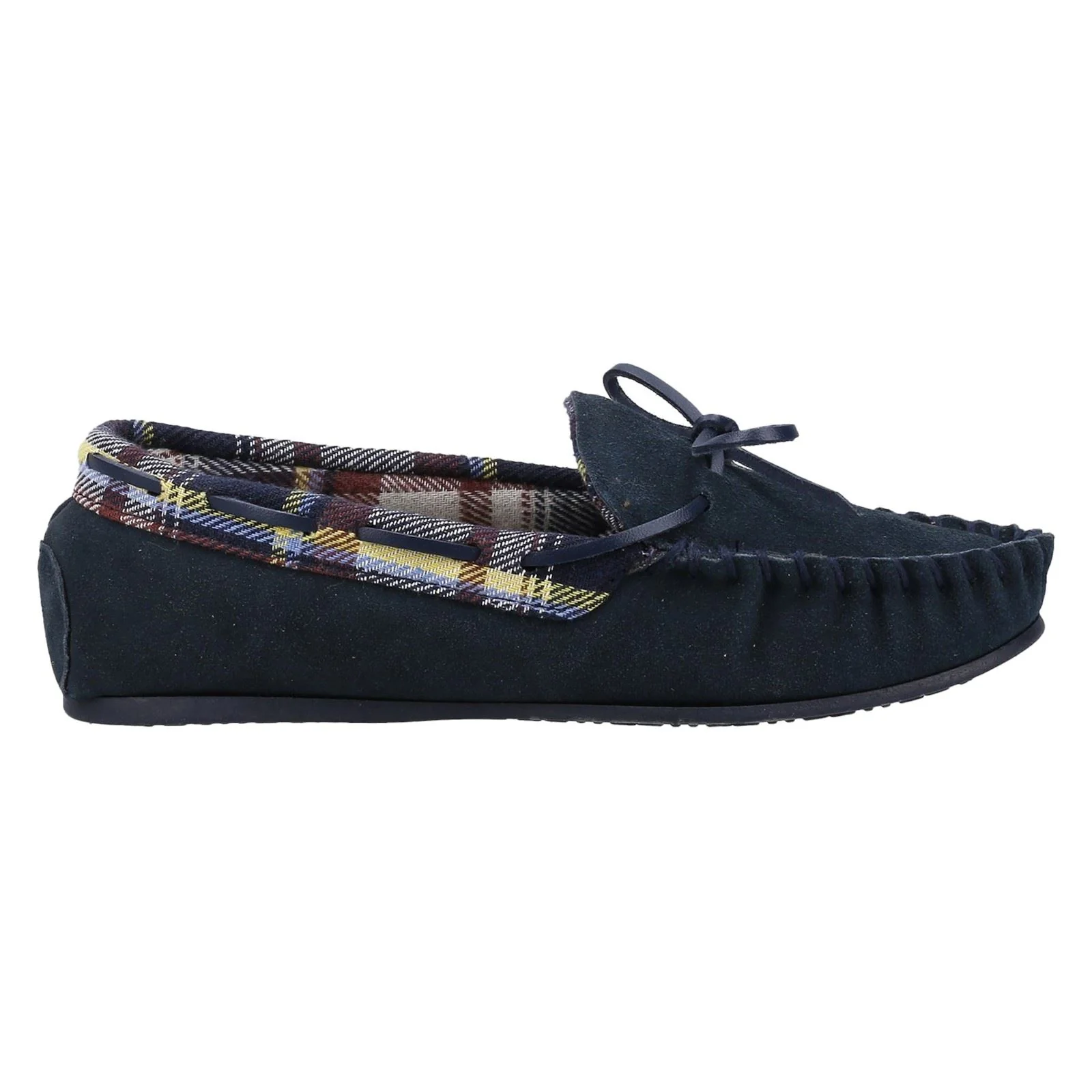 Cotswold Chatsworth Suede Women's Navy Slippers - Image 8