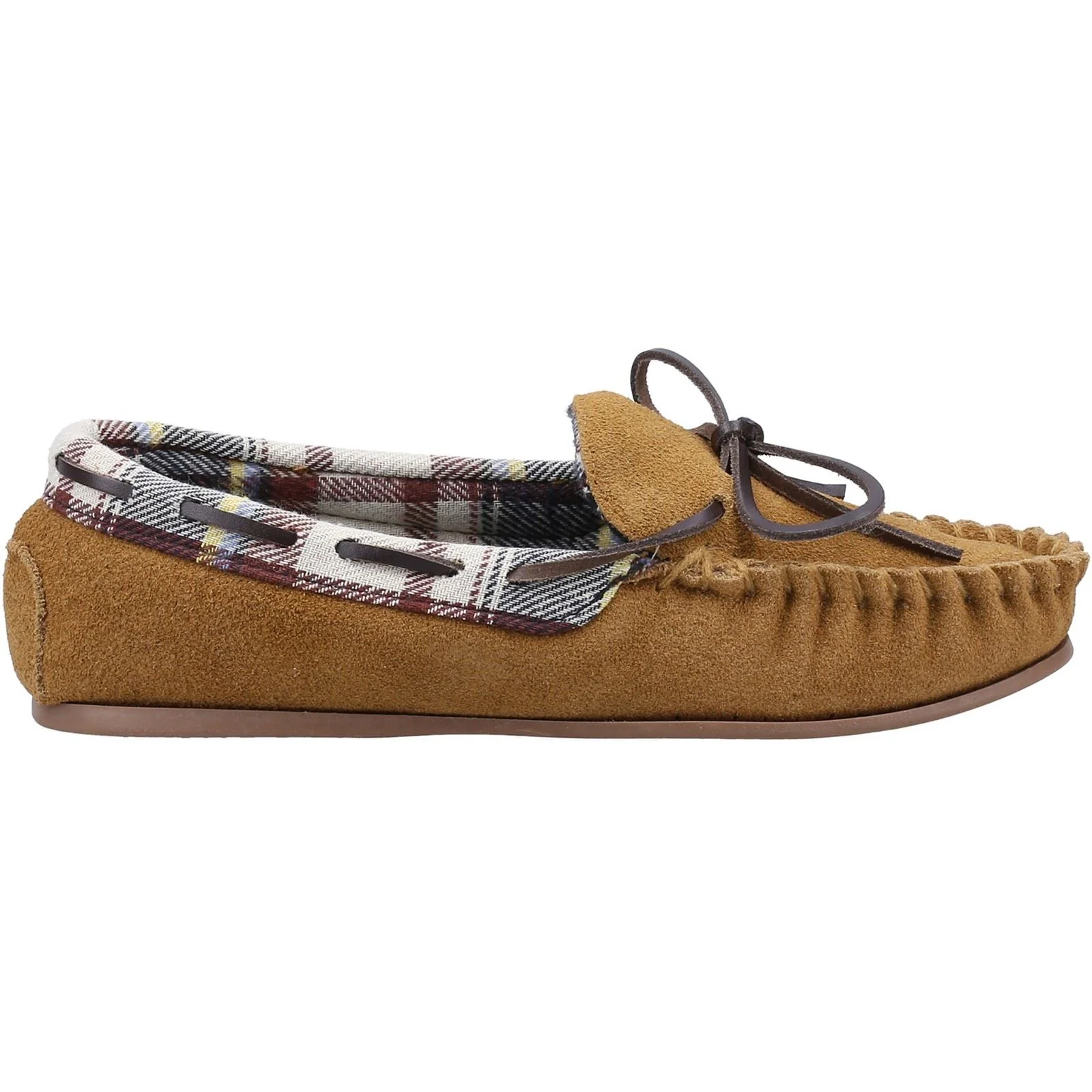 Cotswold Chatsworth Suede Women's Tan Slippers - Image 4