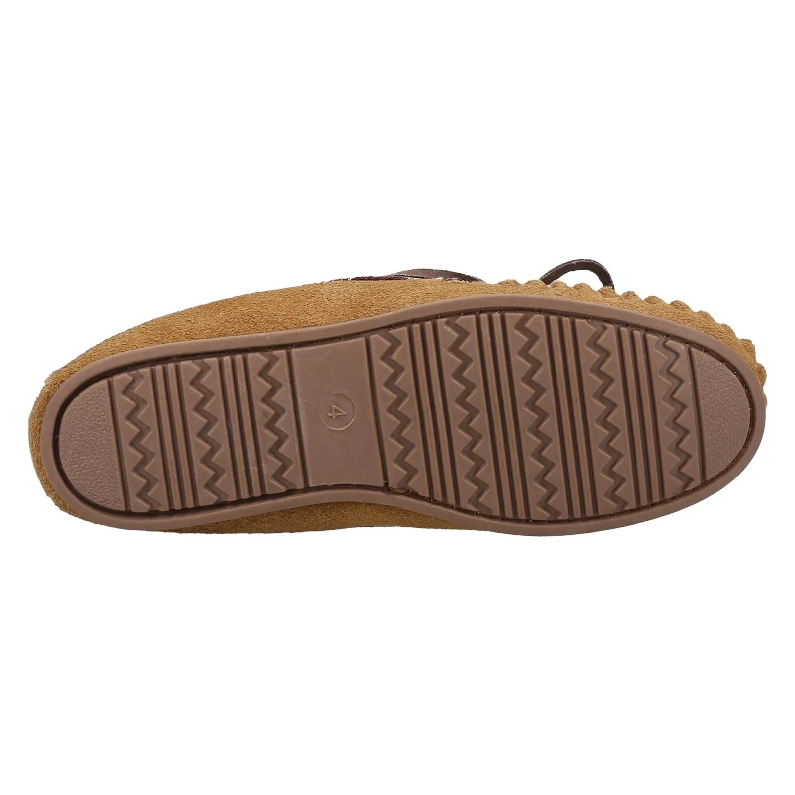 Cotswold Chatsworth Suede Women's Tan Slippers - Image 7