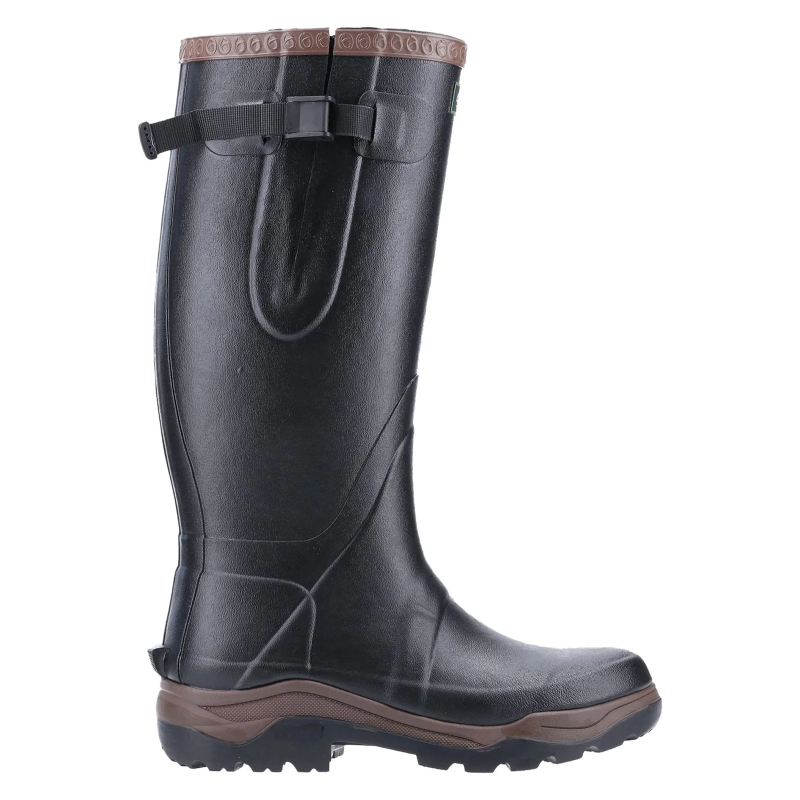 Cotswold Compass Synthetic Rubber Wellington in Black - Image 8