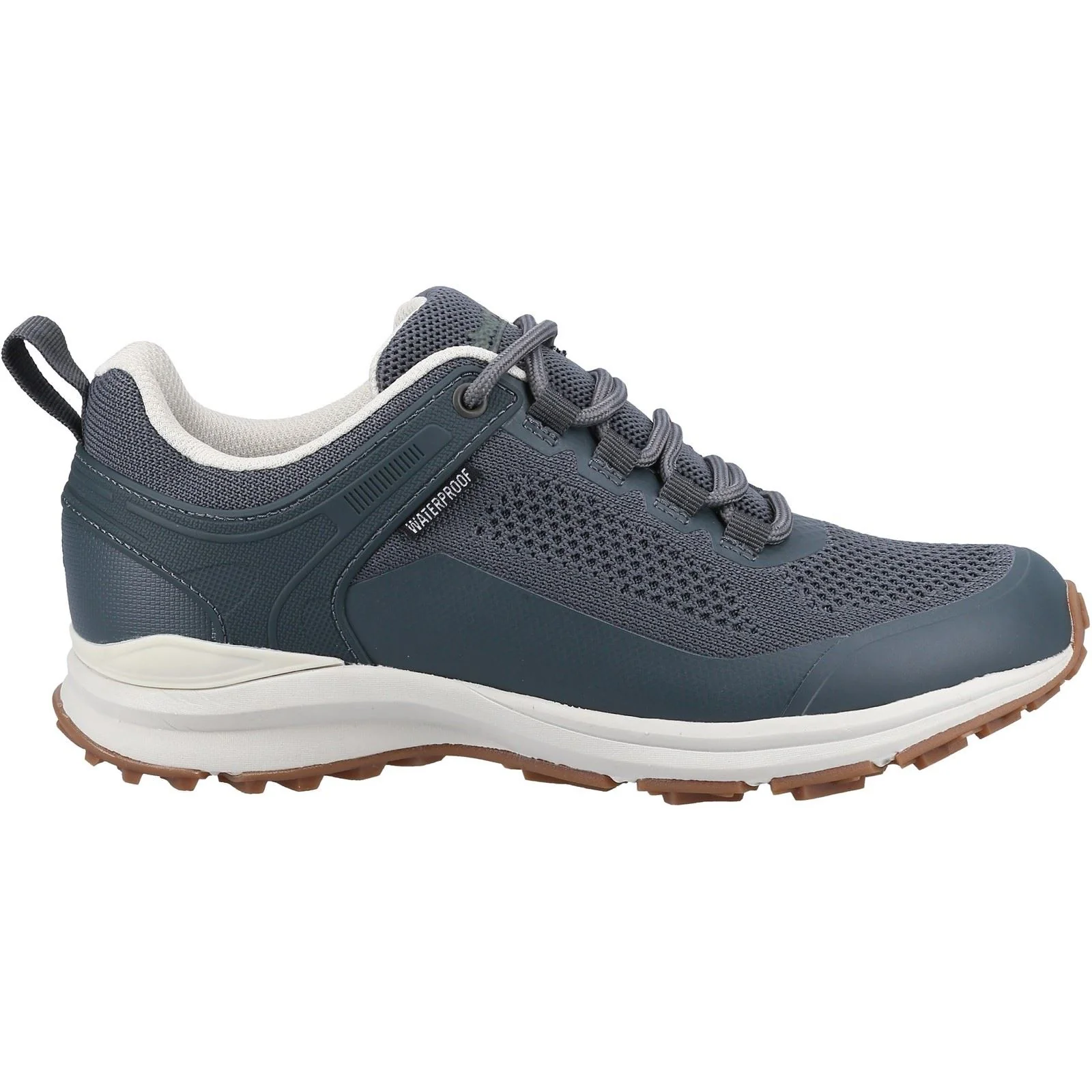Cotswold Compton Recycled Plastic+Synthetic Pu Women's Grey Trainers - Image 4