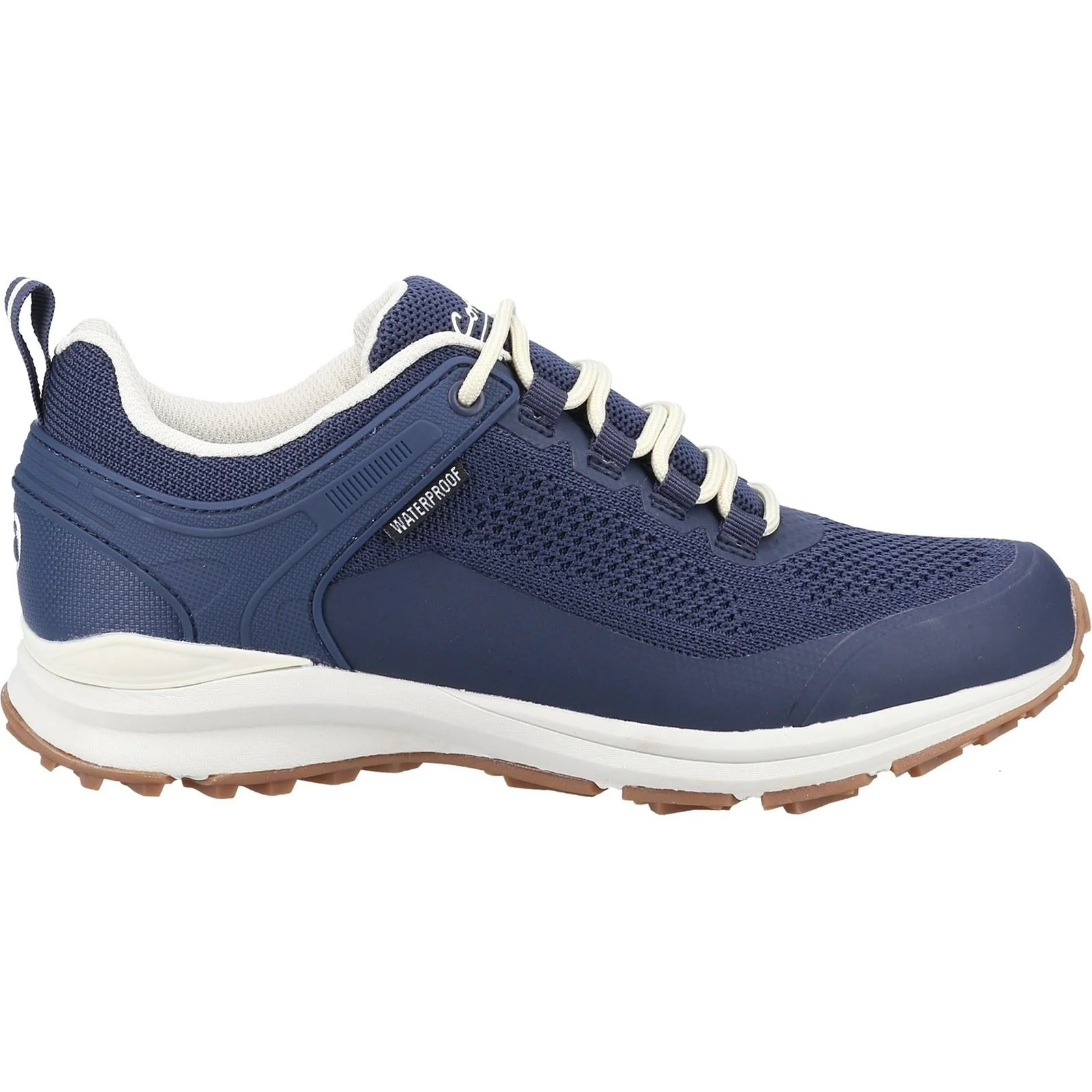 Cotswold Compton Recycled Plastic+Synthetic Pu Women's Navy Trainers - Image 4