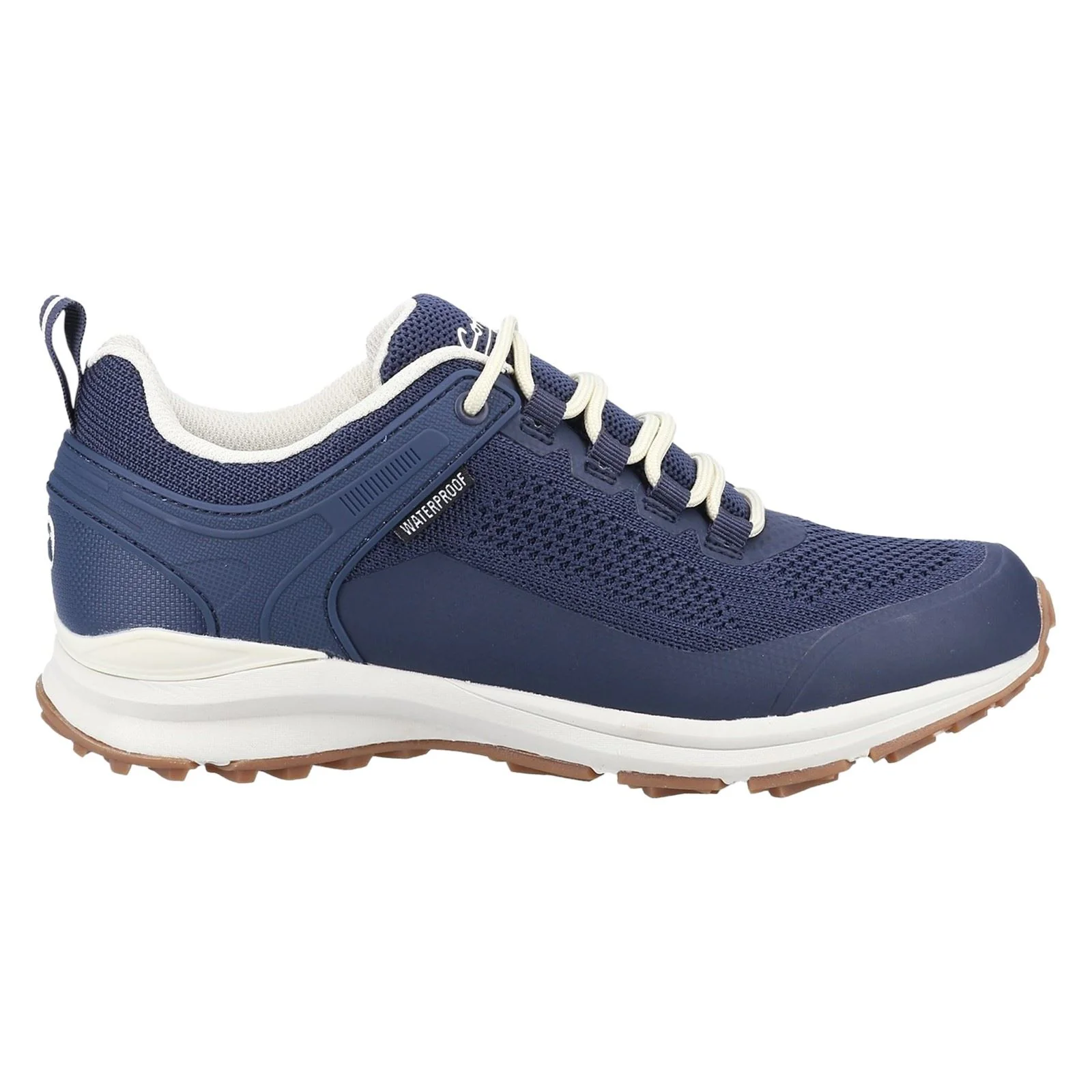 Cotswold Compton Recycled Plastic+Synthetic Pu Women's Navy Trainers - Image 8