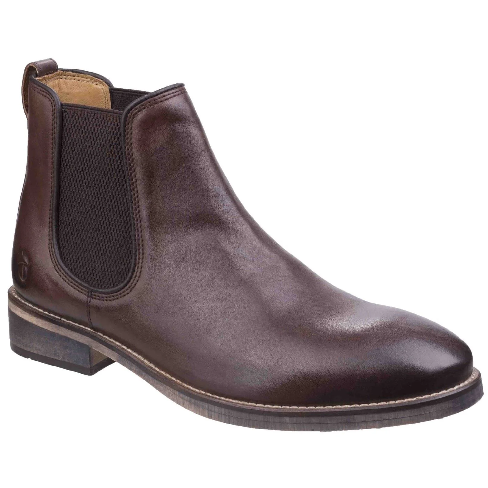 Cotswold Men's Corsham Chelsea Boot in Dark Brown
