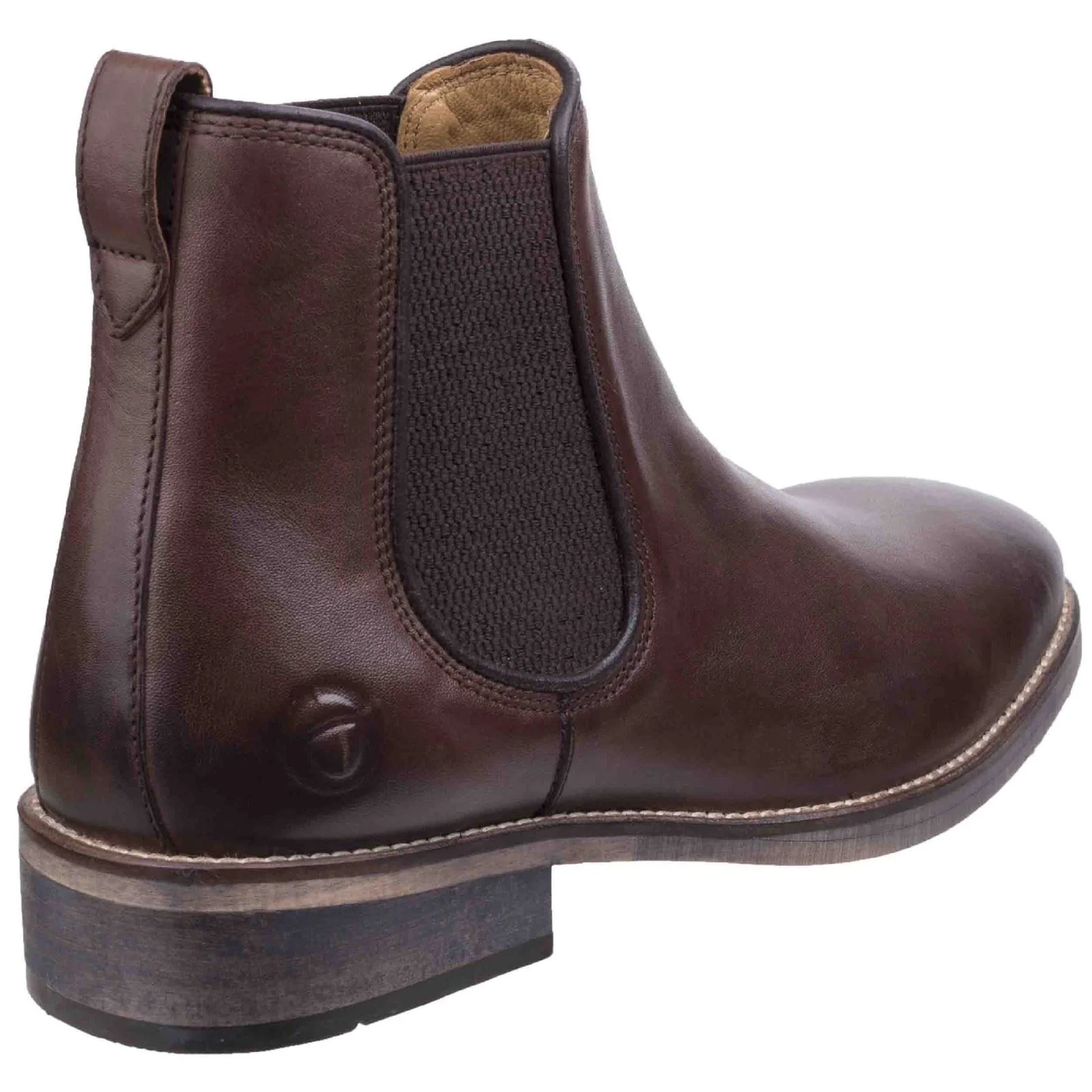 Cotswold Men's Corsham Chelsea Boot in Dark Brown - Image 2