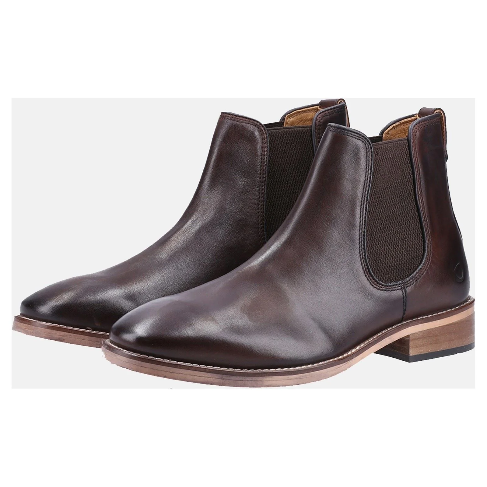 Cotswold Men's Corsham Chelsea Boot in Dark Brown - Image 7