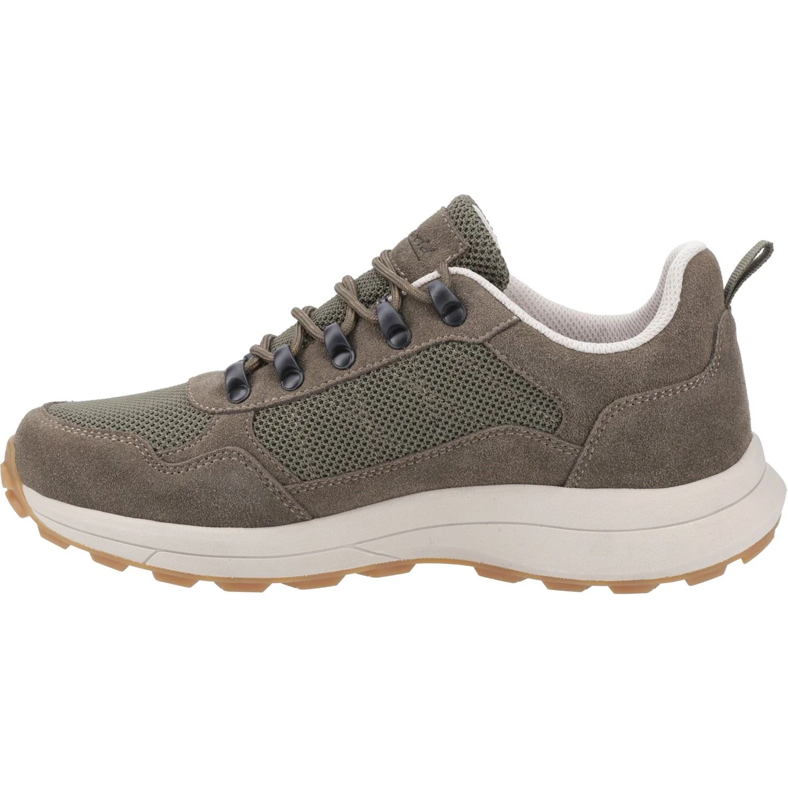 Cotswold Elmfield Suede Mesh Men's Khaki Trainers - Image 4