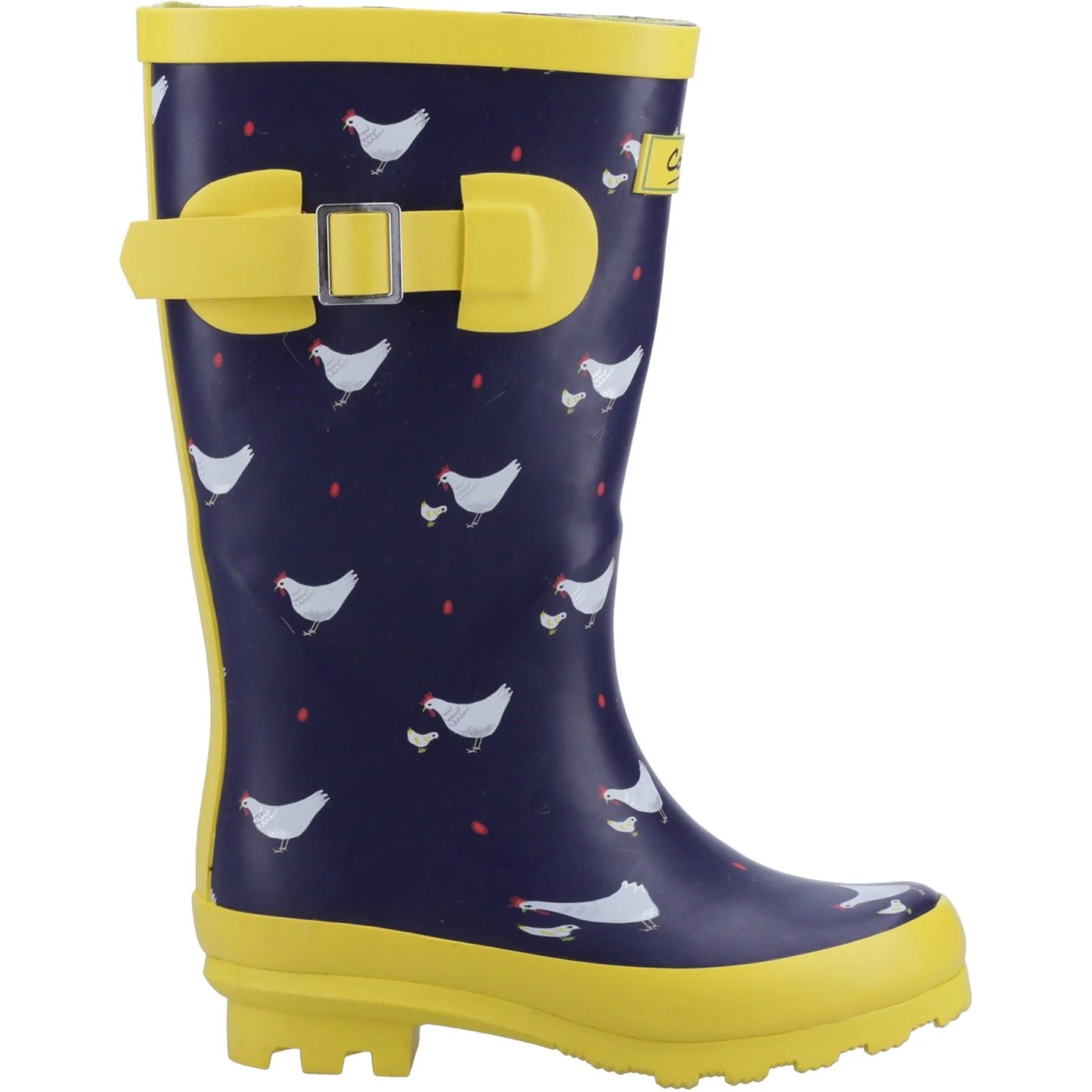 Cotswold Farmyard Junior Rubber Chick Wellington Boots - Image 4