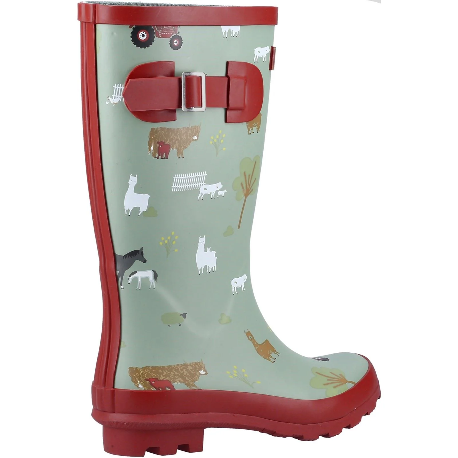 Cotswold Farmyard Junior Rubber Farm Wellington Boots - Image 2