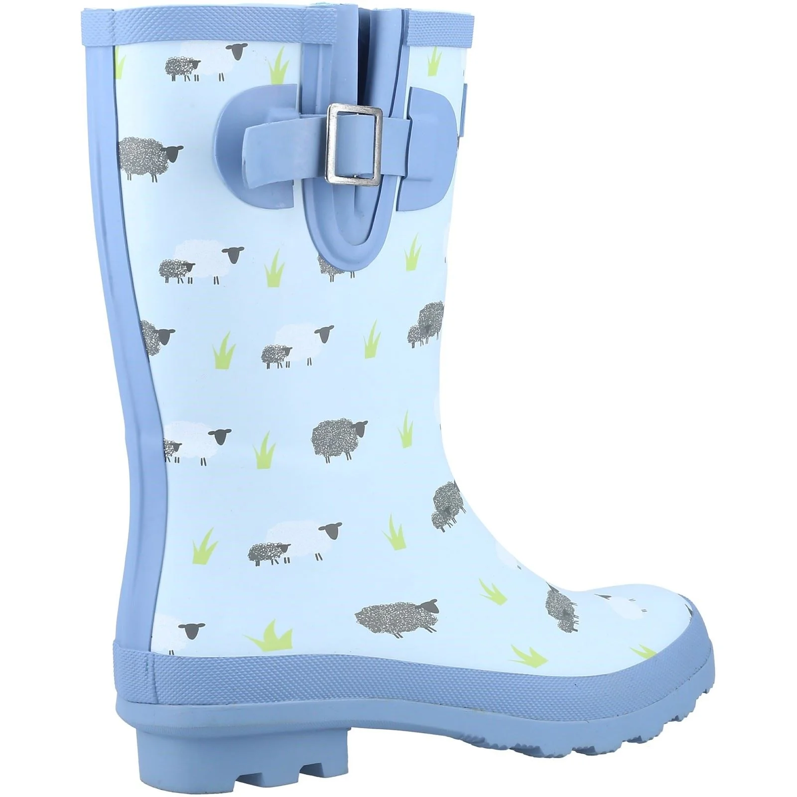 Cotswold Farmyard Mid Rubber Women's Sheep Wellington Boots - Image 2