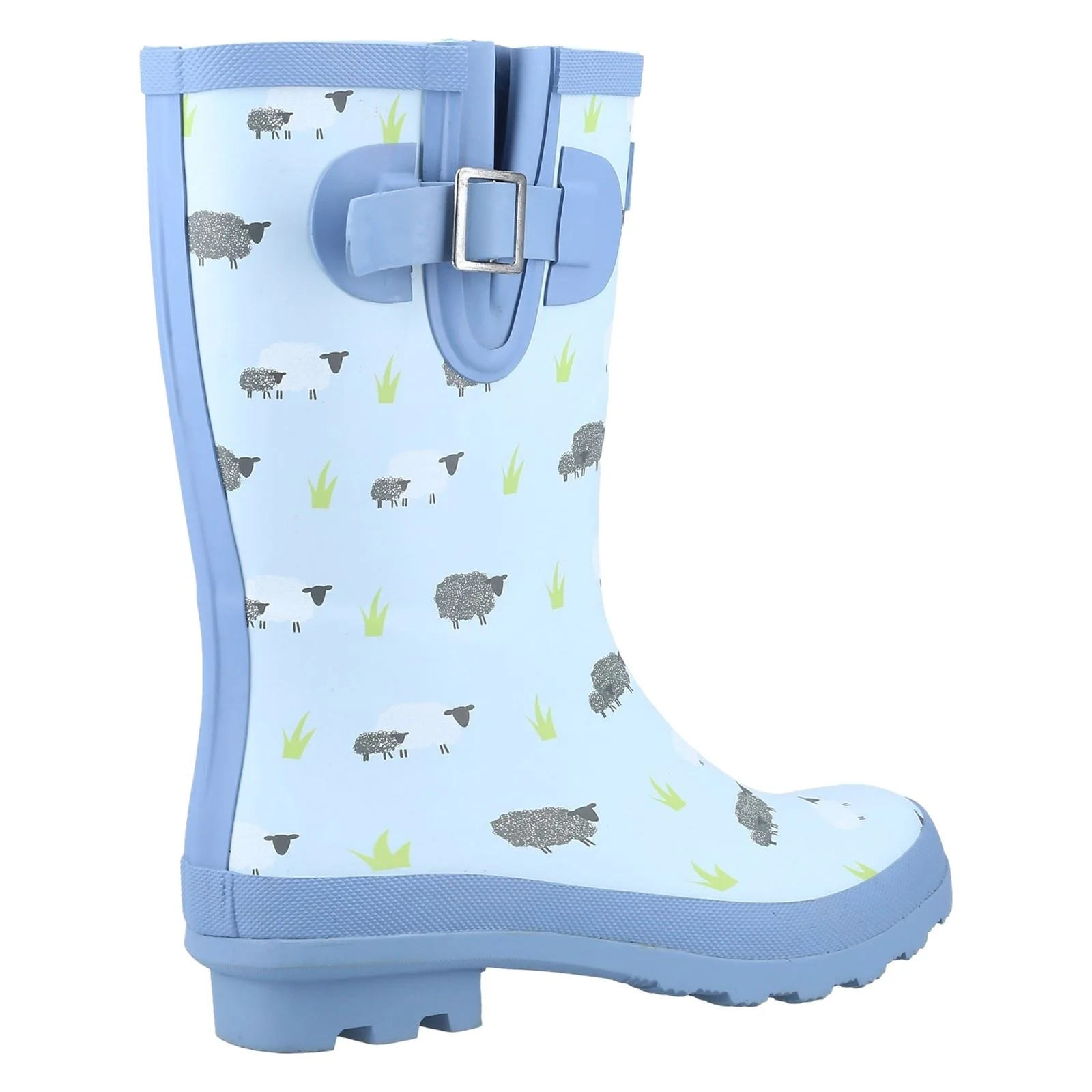 Cotswold Farmyard Mid Rubber Women's Sheep Wellington Boots - Image 6