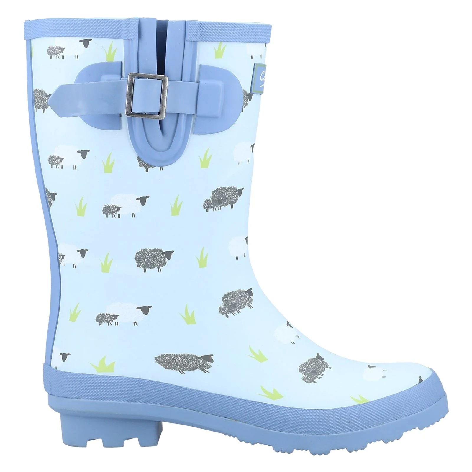 Cotswold Farmyard Mid Rubber Women's Sheep Wellington Boots - Image 8