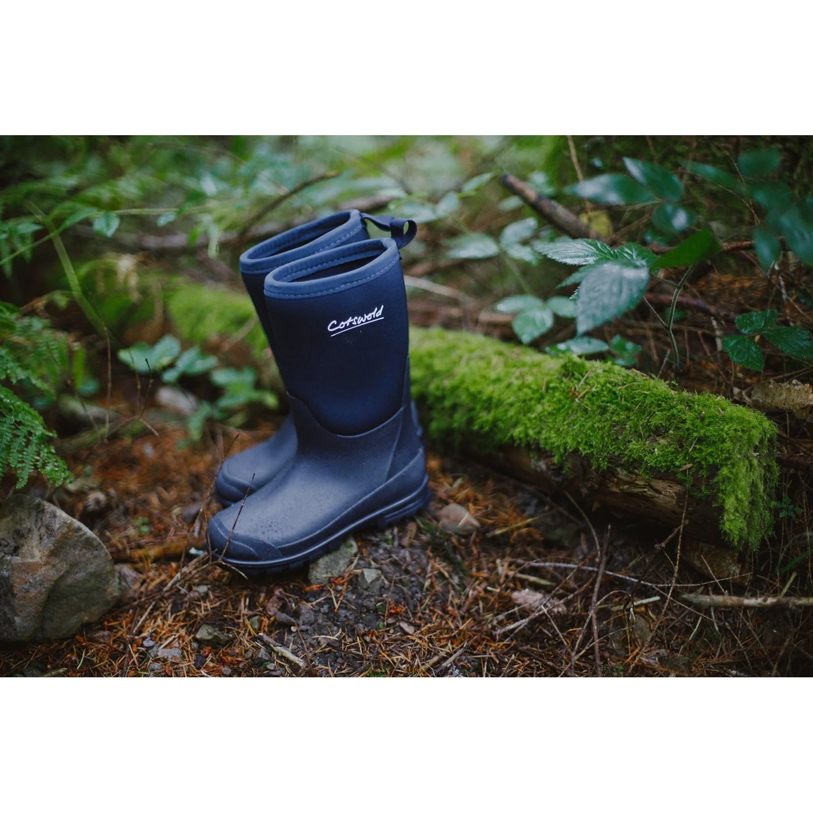 Cotswold Hilly Synthetic Navy Wellington Boots - Image 6