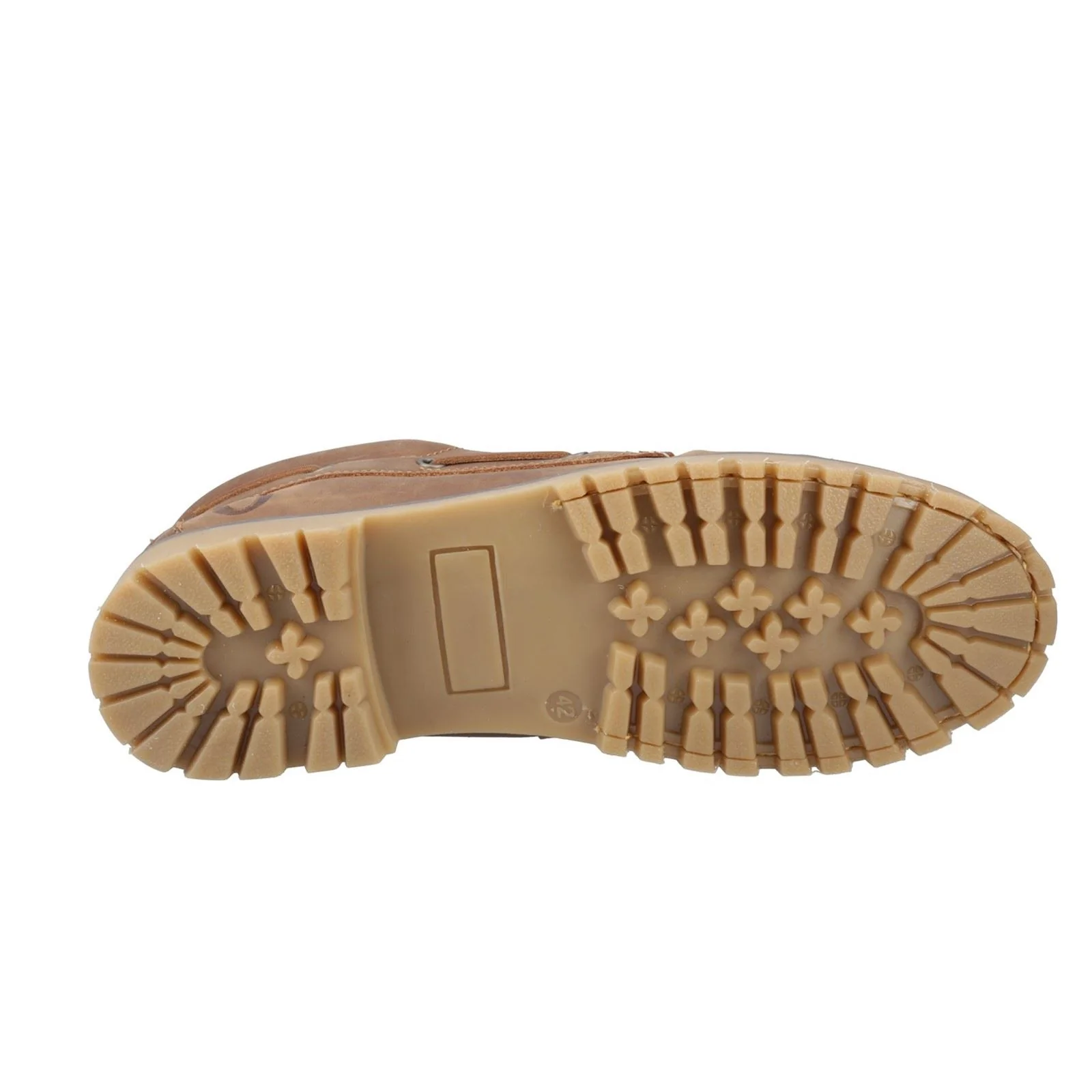 Cotswold Inglecote Leather Men's Camel Boat Shoes - Image 3