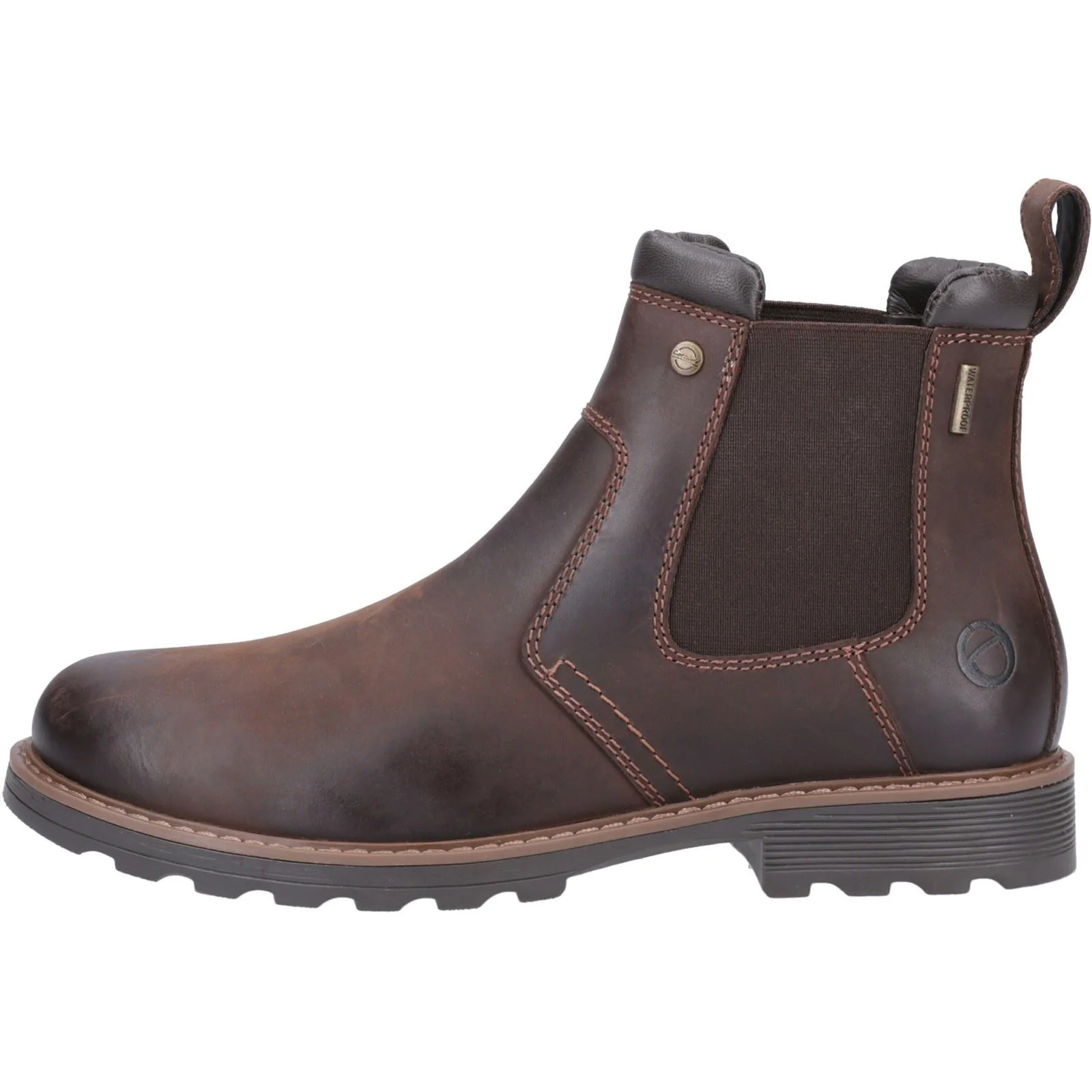 Cotswold Leafield Leather Men's Brown Boots - Image 5