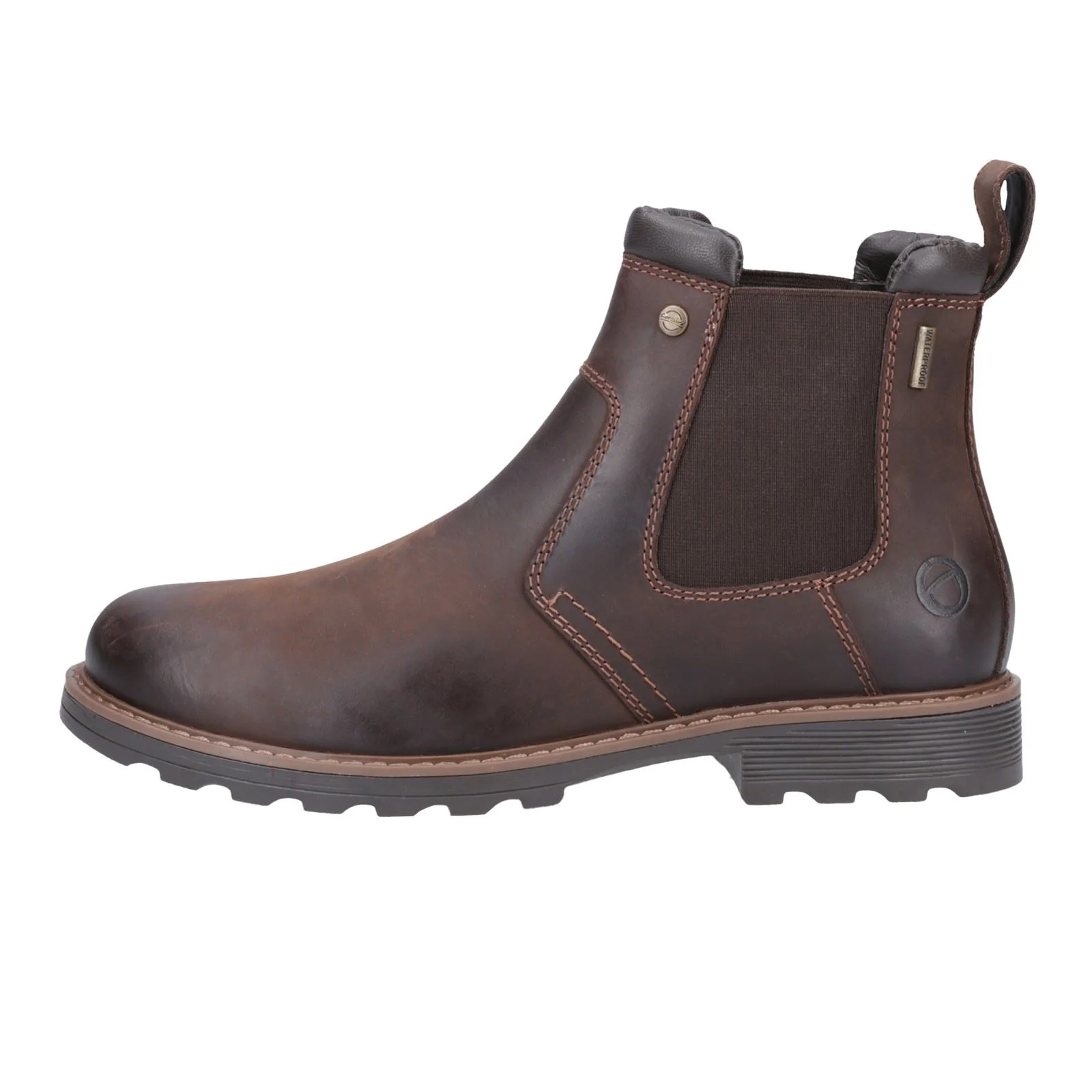 Cotswold Leafield Leather Men's Brown Boots - Image 9