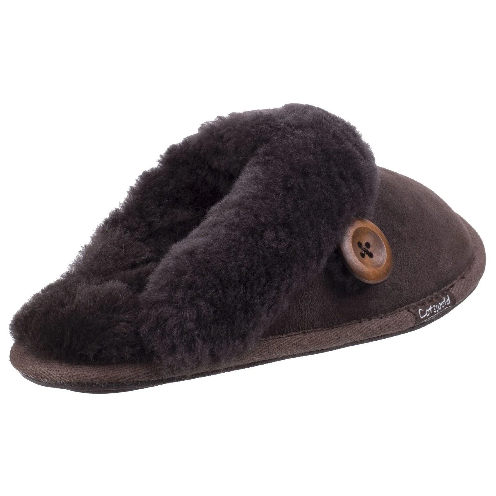 Cotswold Lechlade Leather Women's Chocolate Mules - Image 2