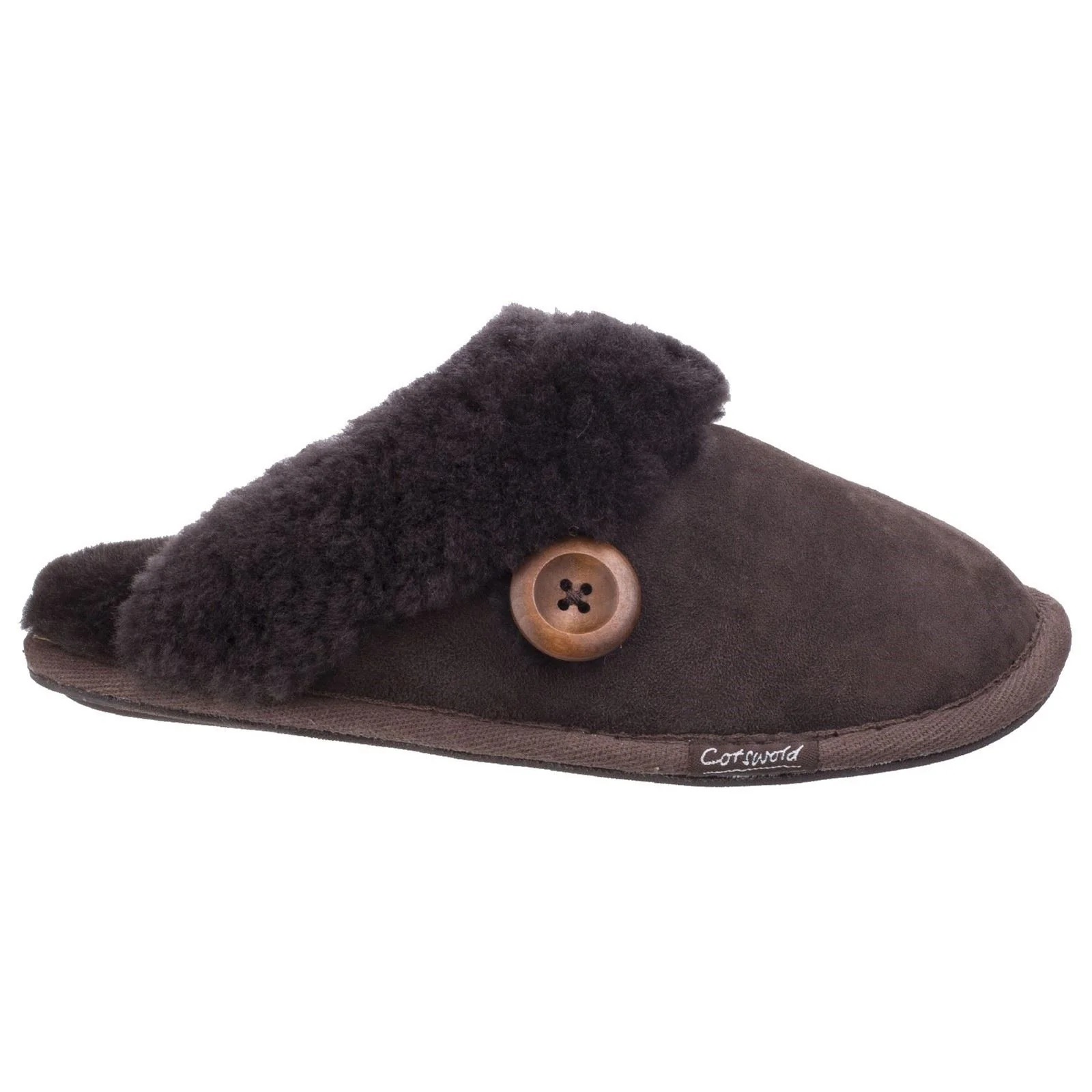 Cotswold Lechlade Leather Women's Chocolate Mules - Image 4