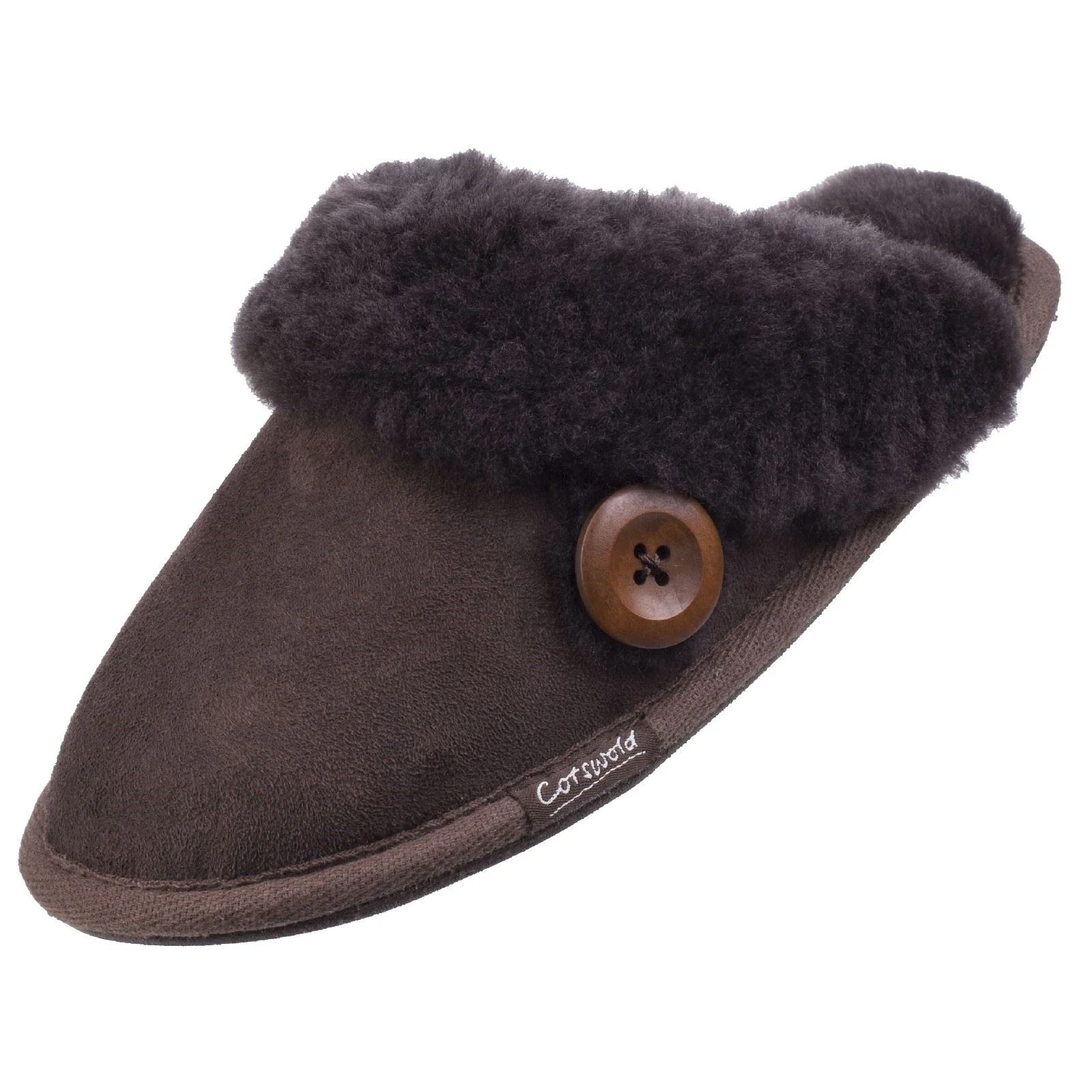 Cotswold Lechlade Leather Women's Chocolate Mules - Image 6