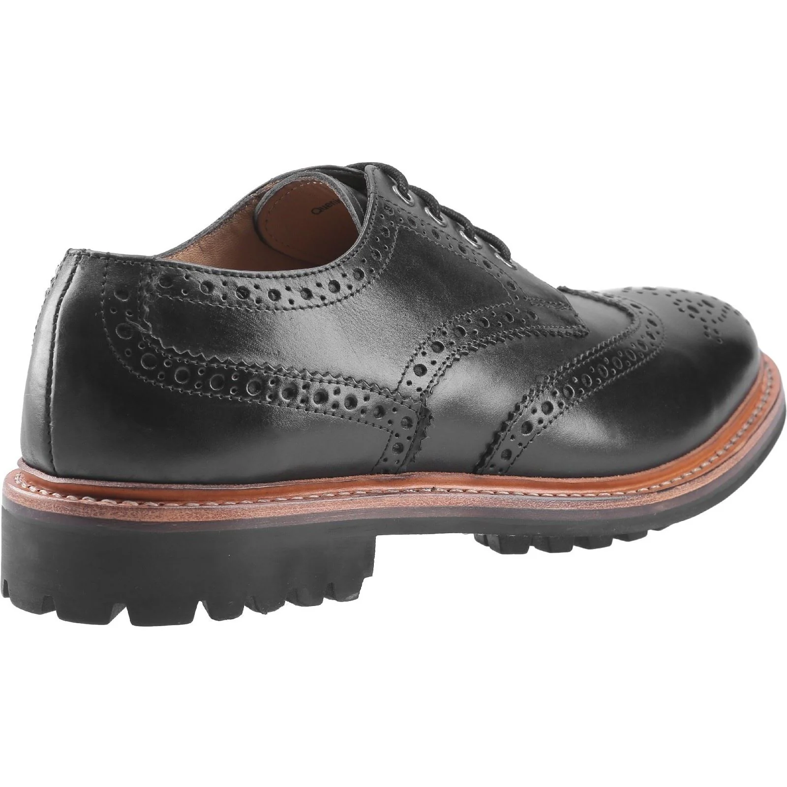 Cotswold Men's Quenington Commando Goodyear Welt Shoe in Black - Image 2