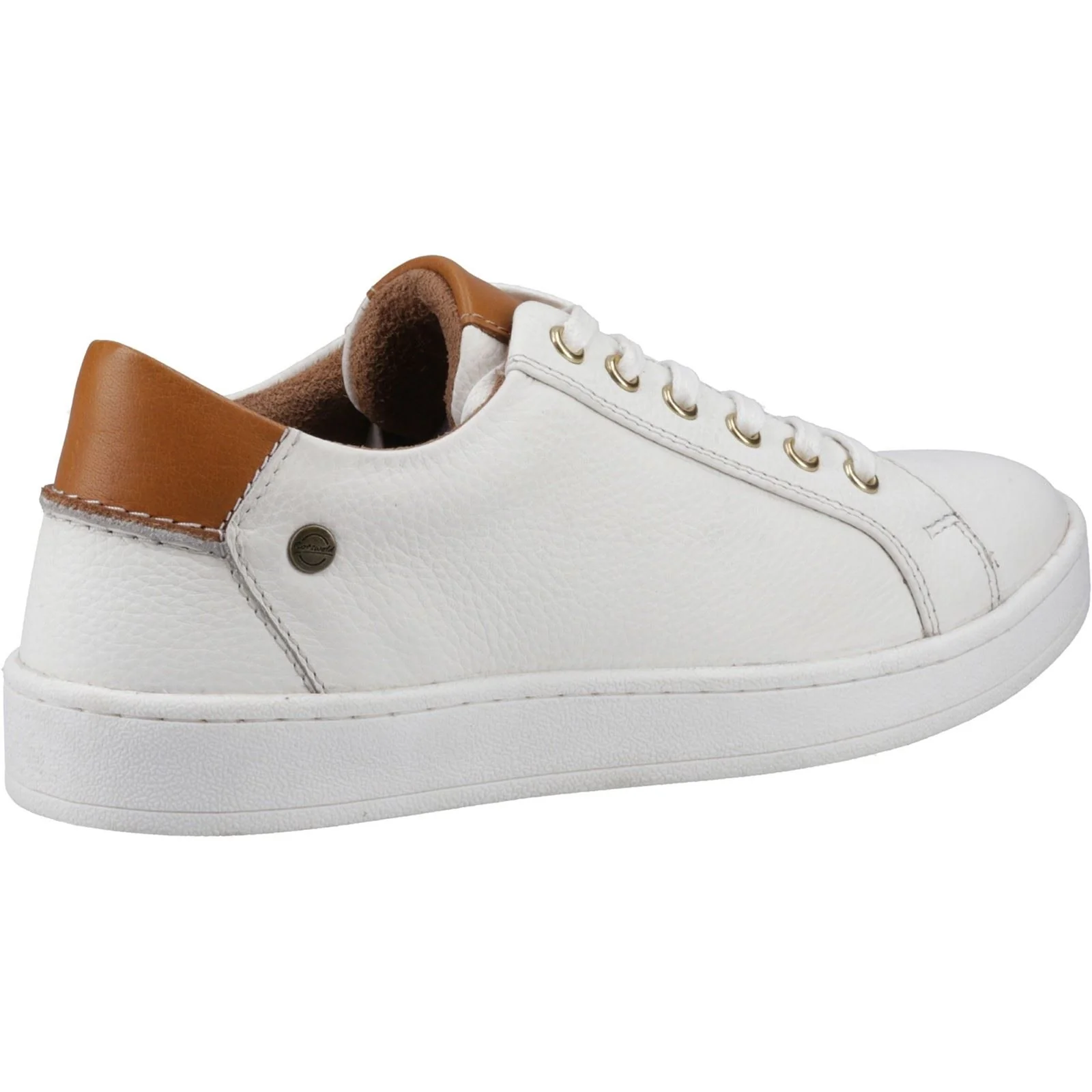 Cotswold Radcot Leather Women's White Trainers - Image 2