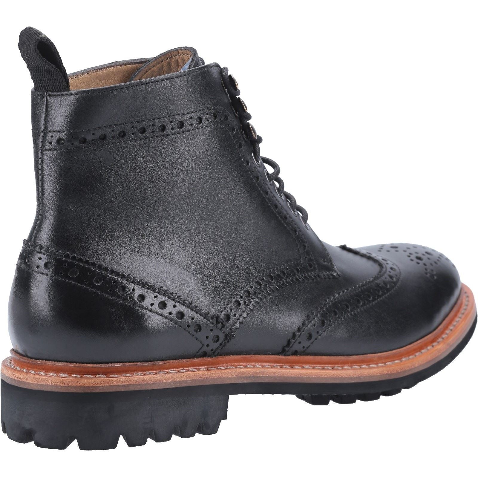 Cotswold Men's Rissington Commando Goodyear Welt Boot in Black - Image 2