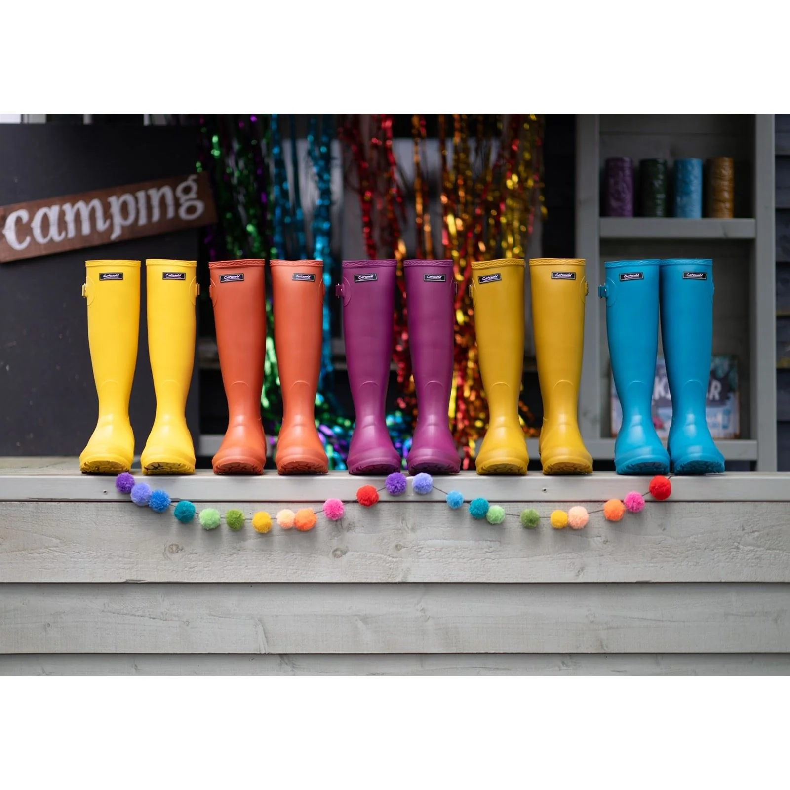 Cotswold Women's Sandringham Wellingtons in Turquoise - Image 5